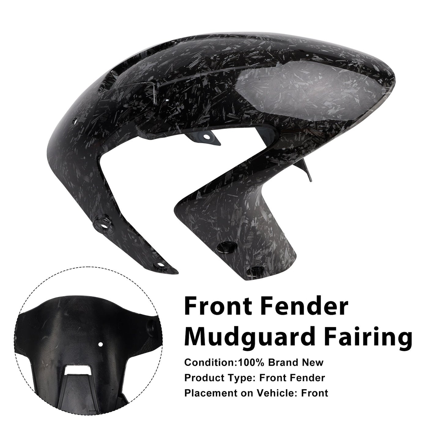 2024-2025 Aprilia RS457 RS 457 Front Fender Mudguard Fairing
