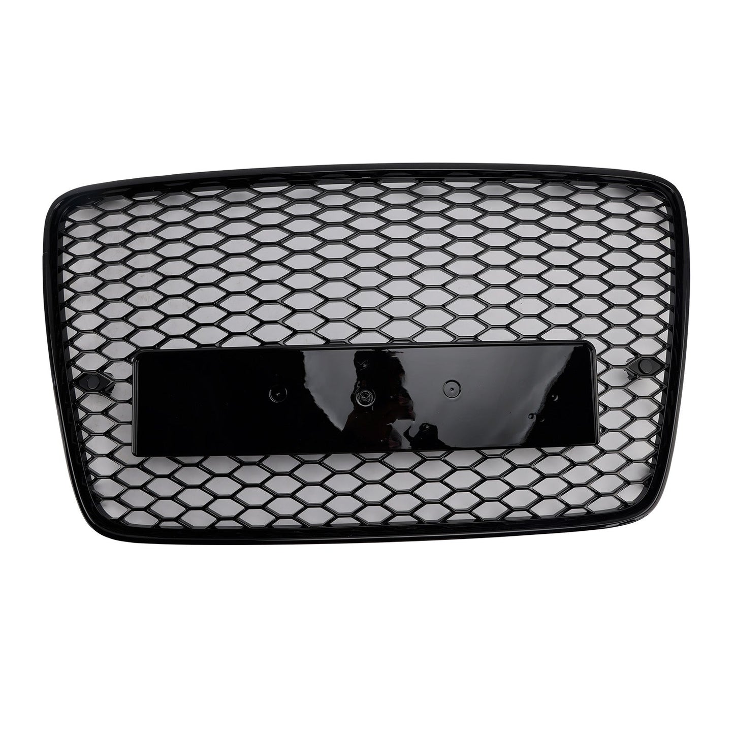 For Audi Q7 SQ7 2005-2015 Gloss Black Front Bumper Radiator Vent Mesh Grille Grill