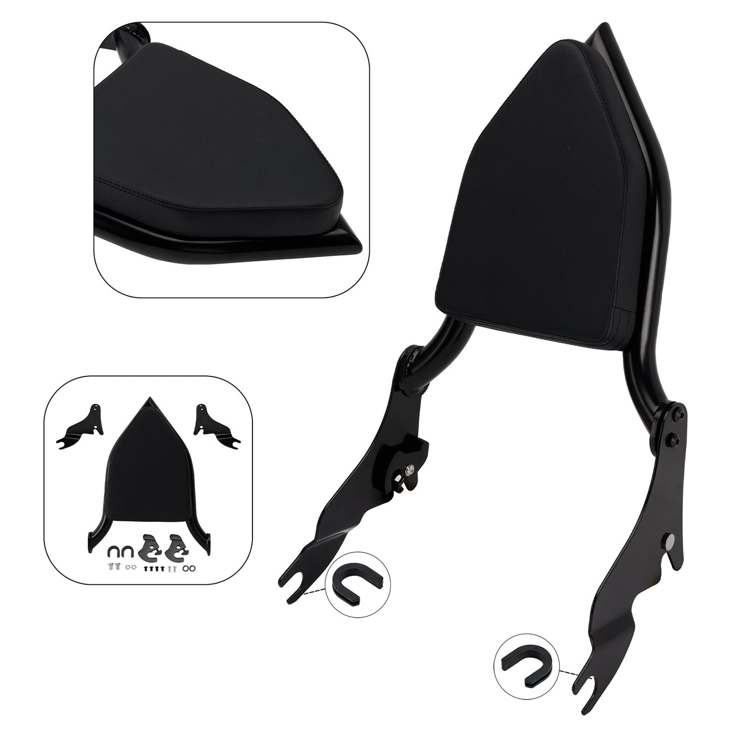 2013-2014 CVO ROAD KING FLHRSE Passenger Sissy Bar Backrest