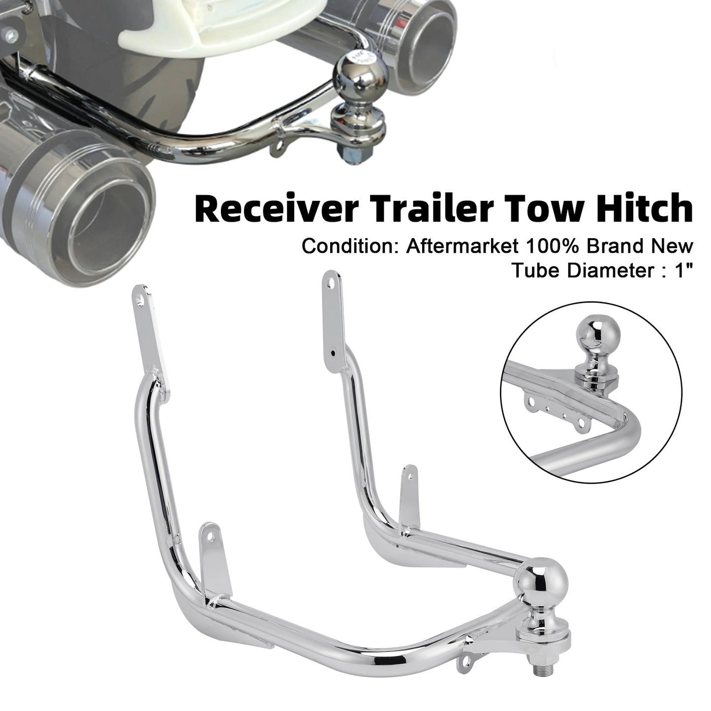 2009-2023 Harley CVO Road Glide /ultra /FLTRUSE Receiver Trailer Tow Hitch