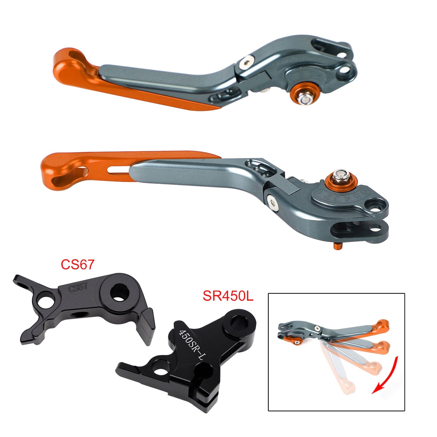 Adjustable Clutch Brake Lever fit for VOGE DS900X 900DSX 2024-2026