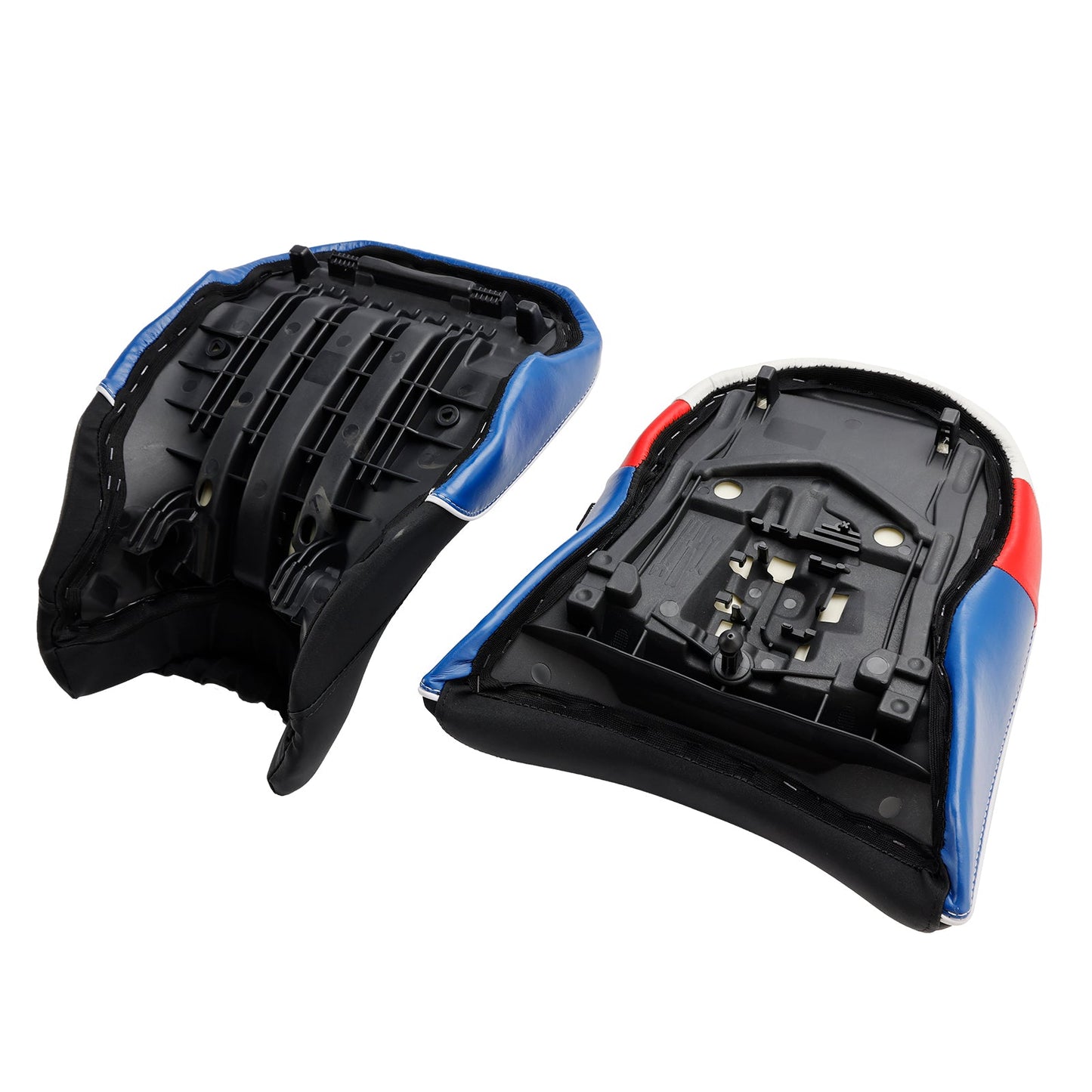 Complete Cushion Rider Passenger Seat Fits Blue For Bmw R1200Gs 14-18 R1250Gs
