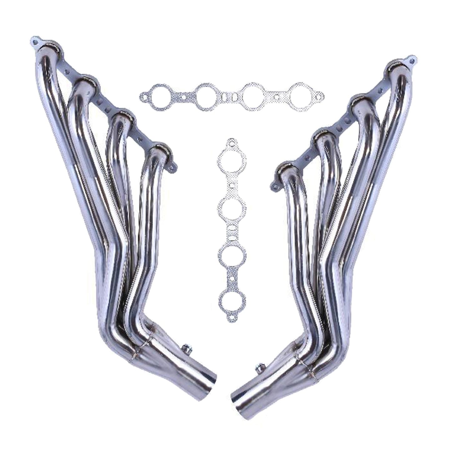 LS2 LS3 Exhaust Manifold Header Fit Chevy C10 LS LS1 LS6 Long Tube 1-7/8