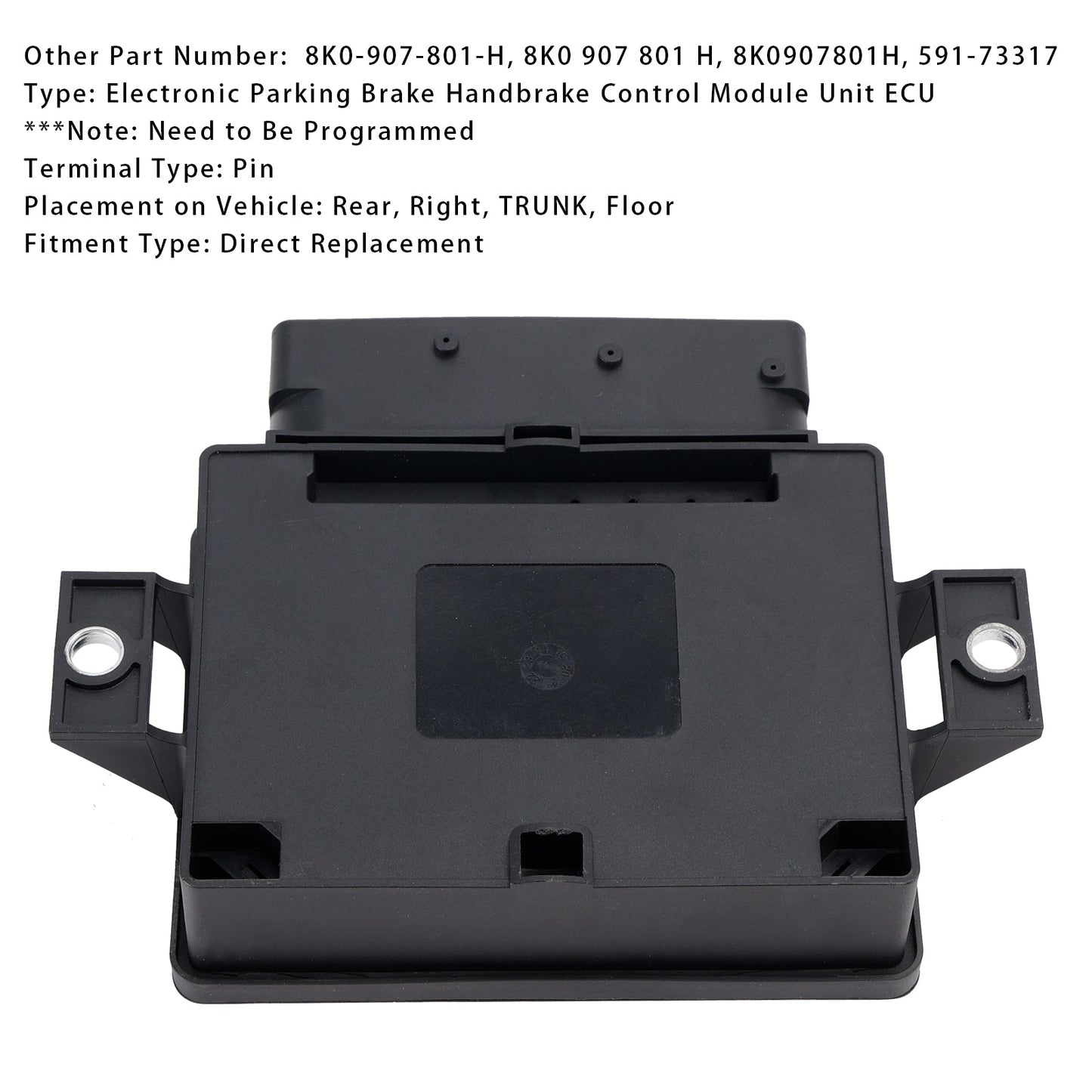 Electronic Parking Brake Handbrake Control Module Unit ECU For Audi A4 S4 09-12