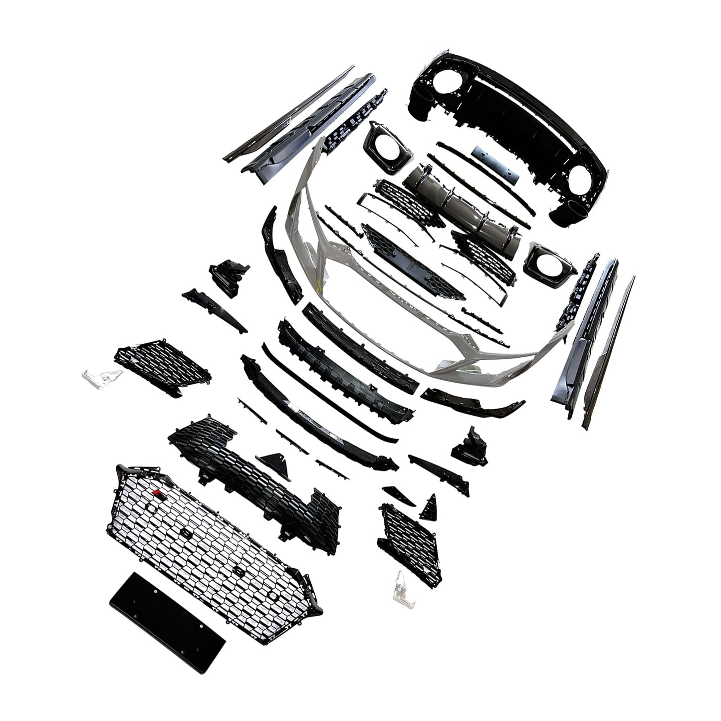 Fit AUDI R8 4S 2016-2020 Upgrade 2021-2024 Carbon Fiber Body Kit Bumper