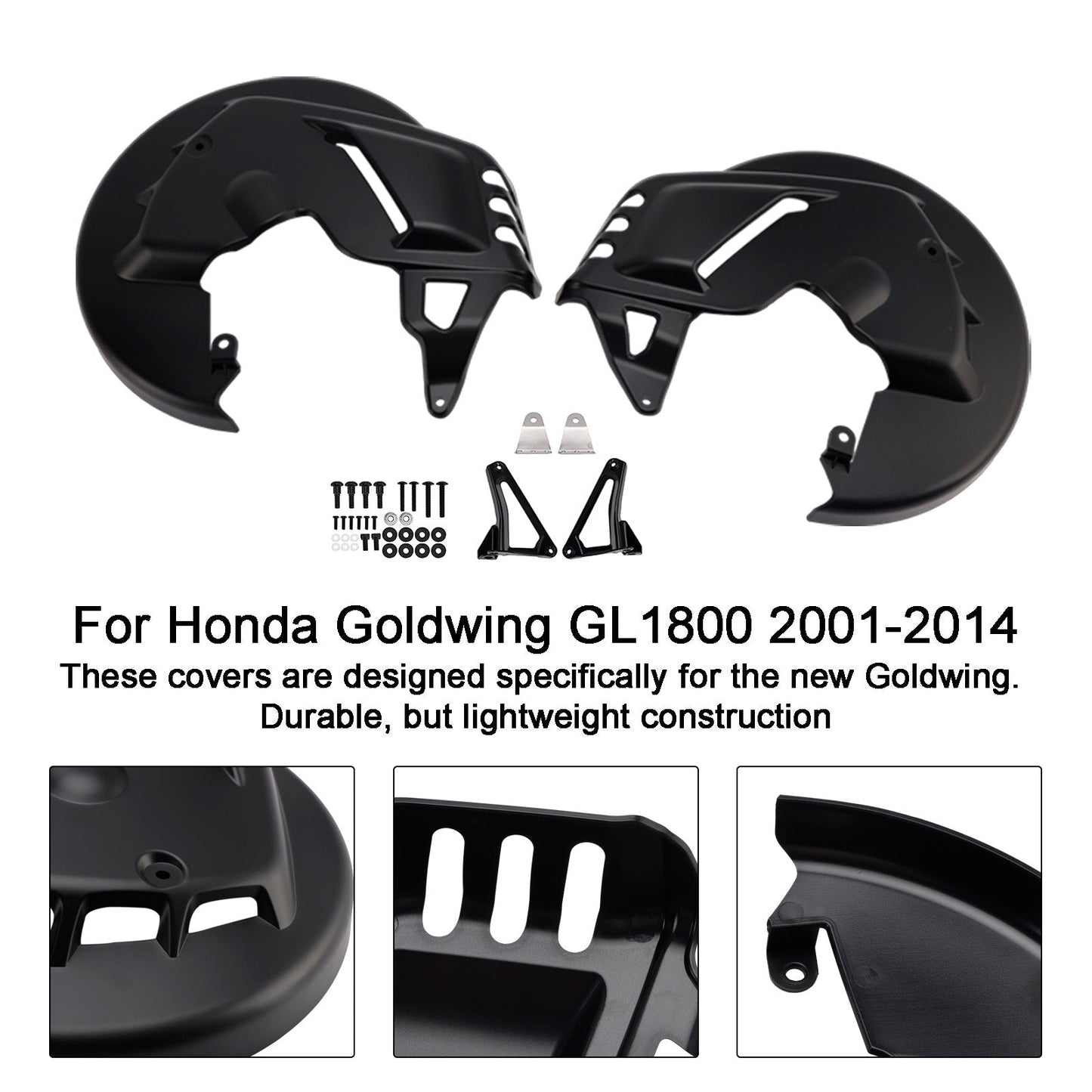 Front Brake Disc Rotor Covers For Honda Goldwing GL1800 F6B 01-15
