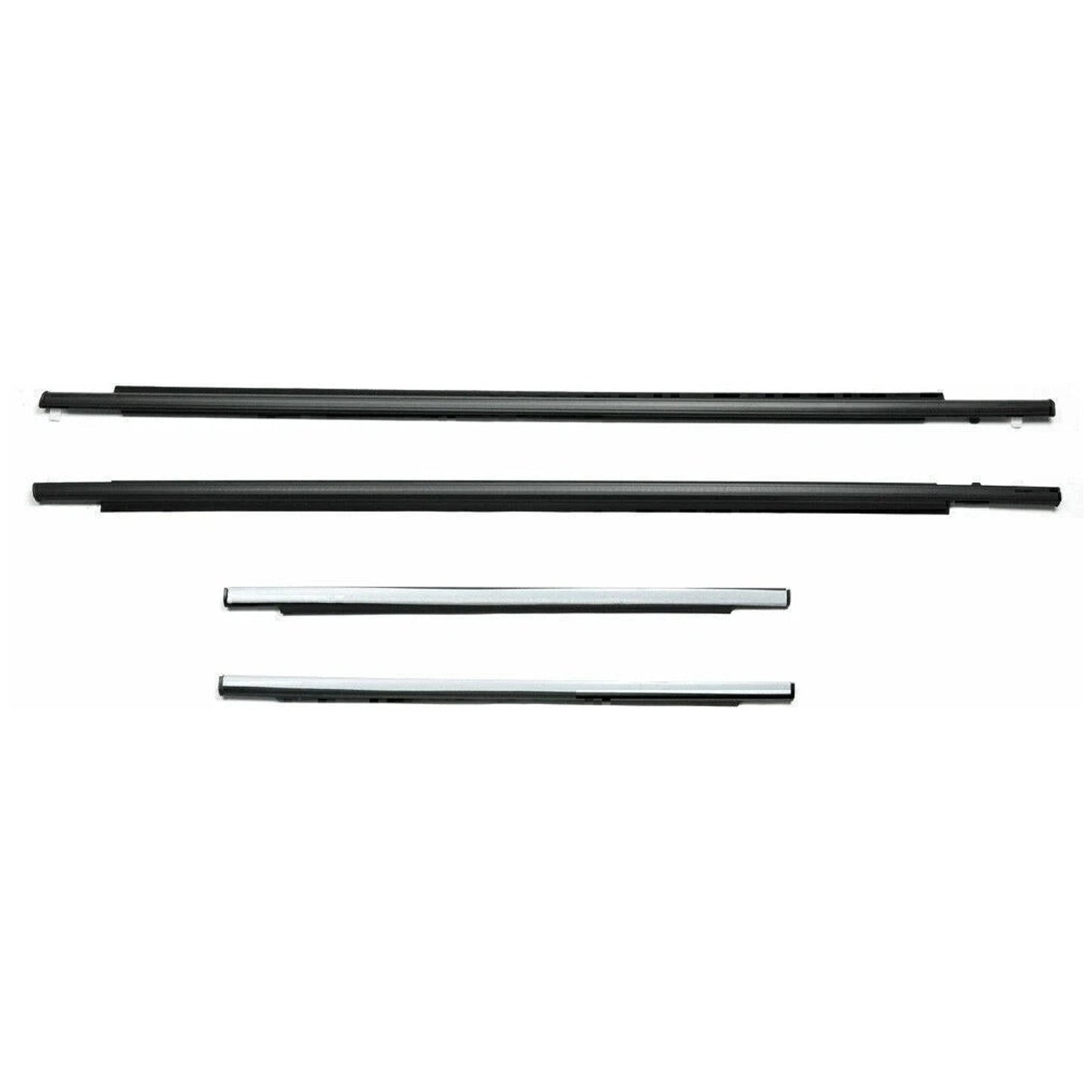 2007-2014 Toyota FJ Cruiser 4PCS Window Moulding Trim Seal Belt Weatherstrip