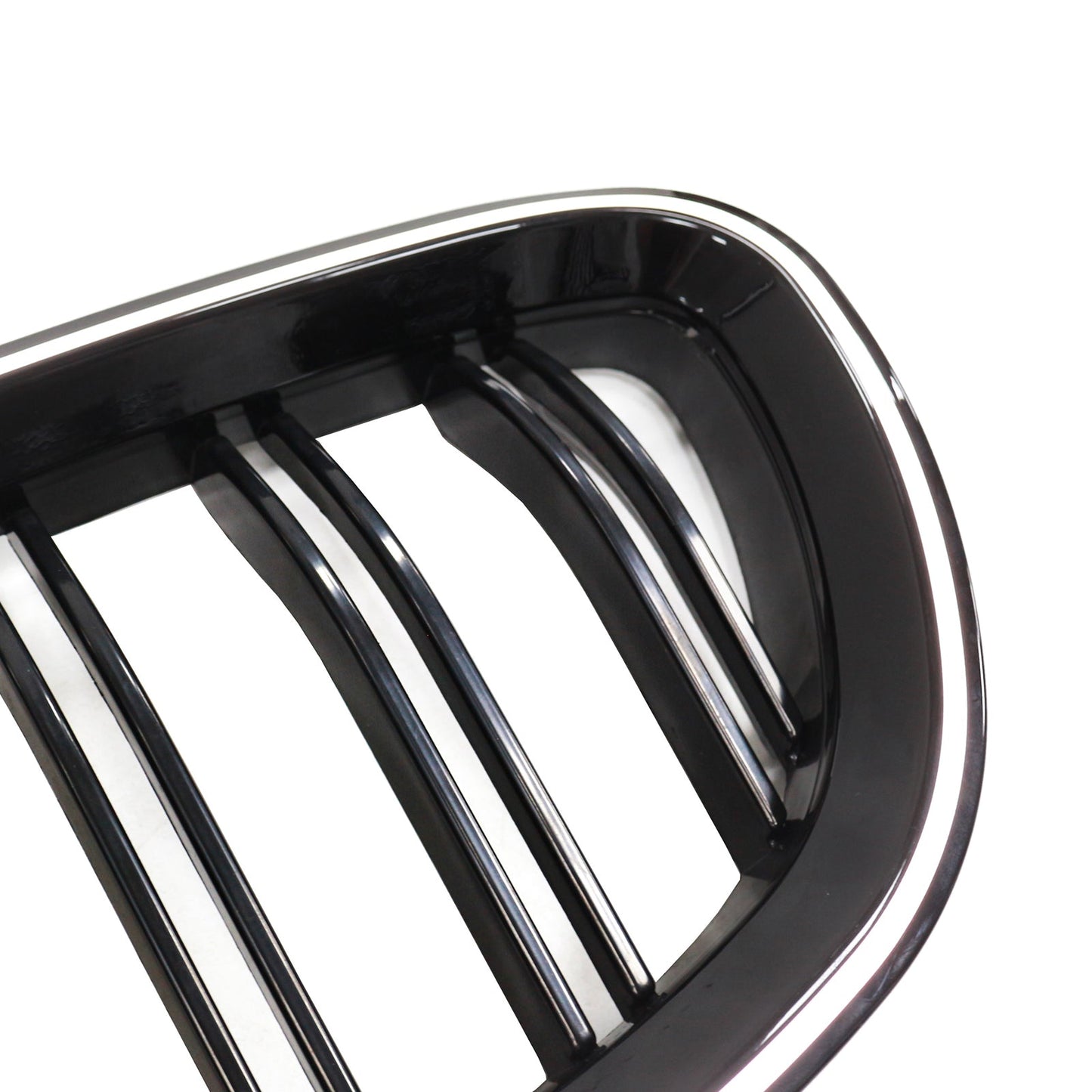 01.2009-10.2016 BMW 5-Series F10 M5 Kidney Bumper Grill Grille Gloss Black 51137203649 51137203203