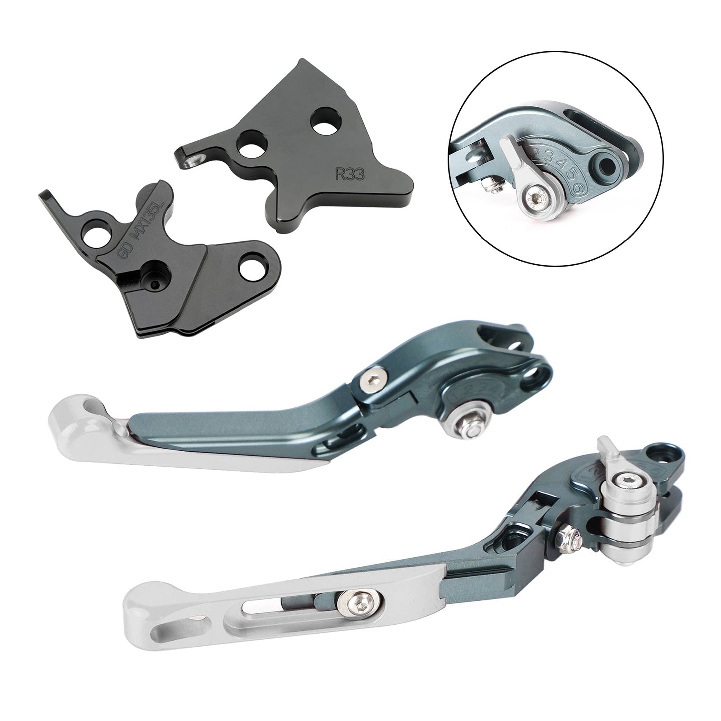 2005-2014 YAMAHA YBR125 Adjustable Clutch Brake Lever