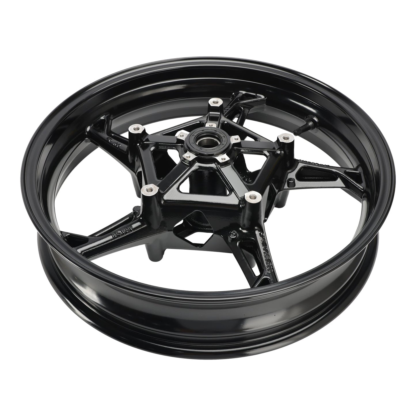 Glossy Black Front Wheel Rim Fit for BMW S1000R/ RR/ XR K63/ K67/ K69 2019-2023