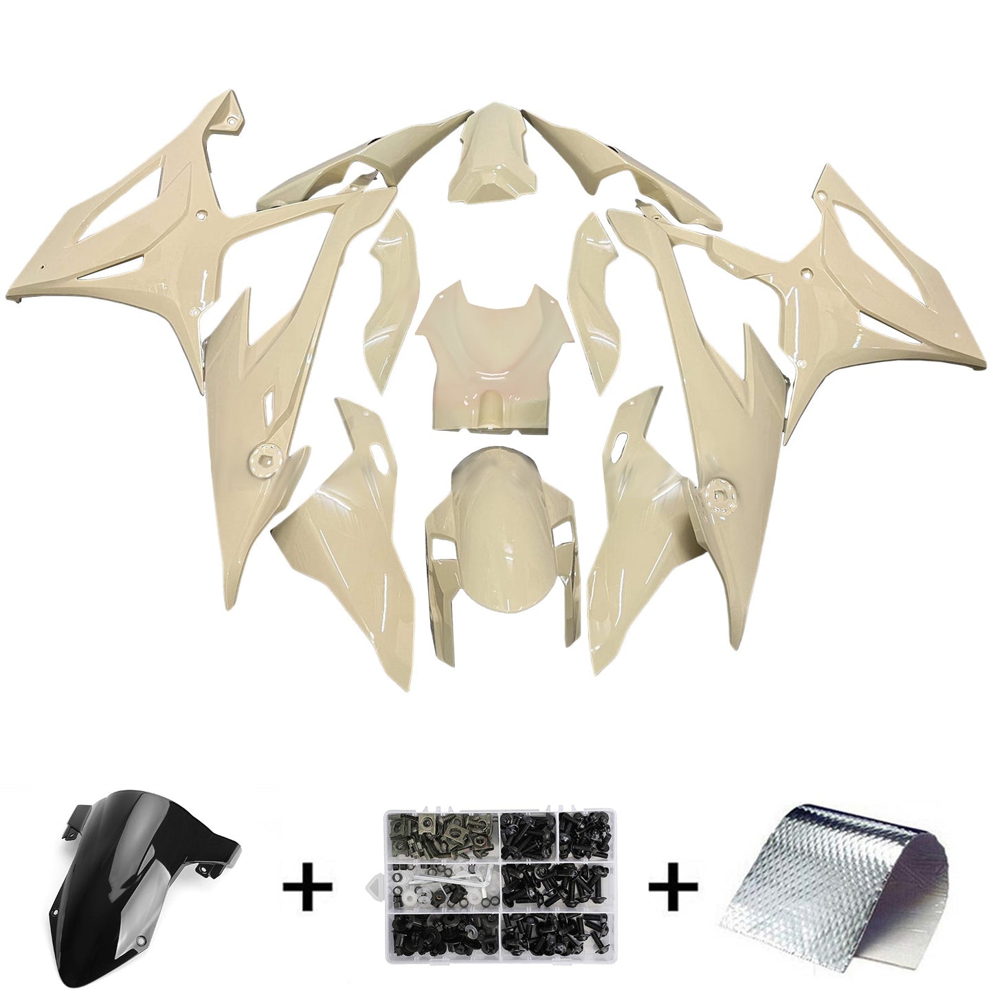 2019-2022 BMW M1000RR S1000RR Injection Fairing Kit Bodywork Plastic ABS
