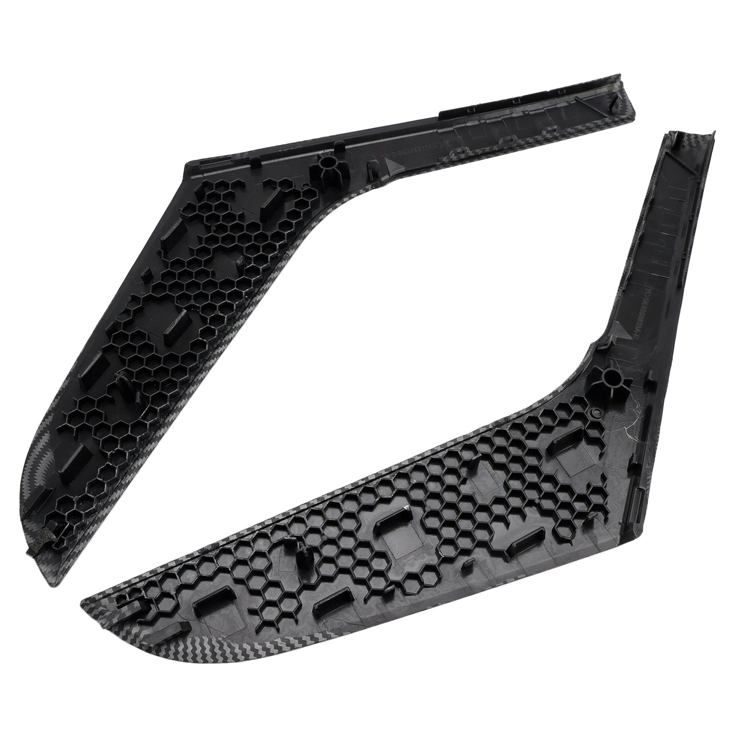 2pcs Left & Right Inner Door Handle Trim Cover For VW Golf 6 MK6 2009-2013
