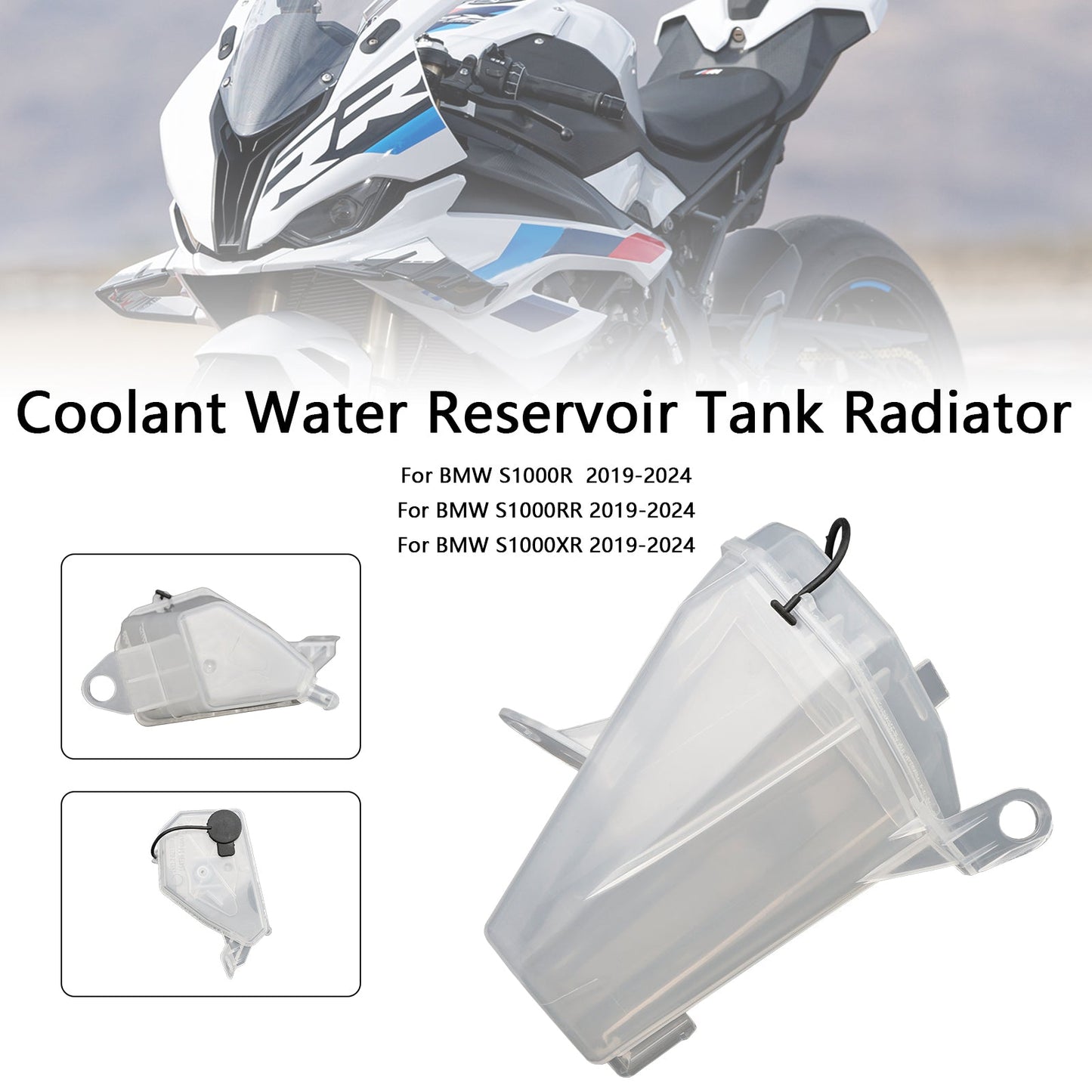 2019-2024 BMW S1000R Coolant Water Reservoir Tank Radiator