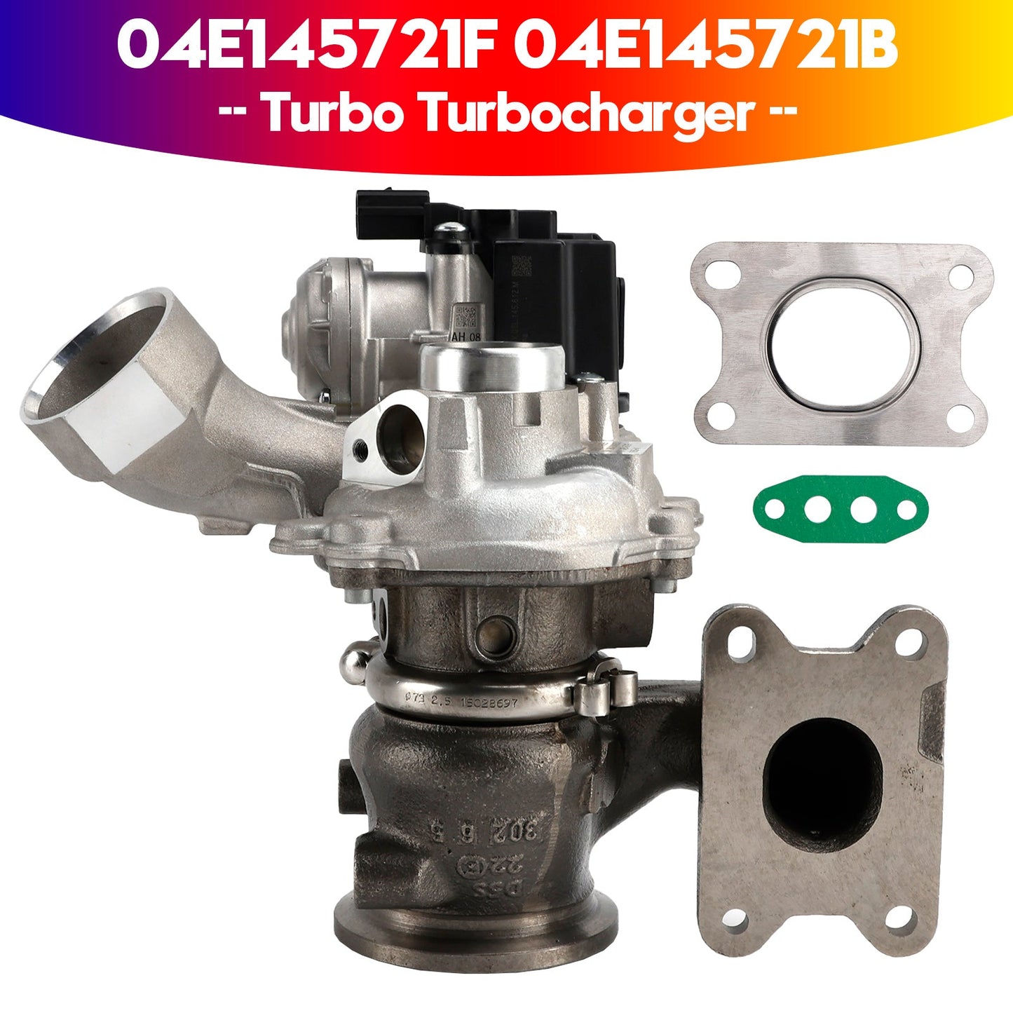 2016-2018 Audi Q3 L4 1.4L Turbocharged Turbo Turbocharger 04E145713A