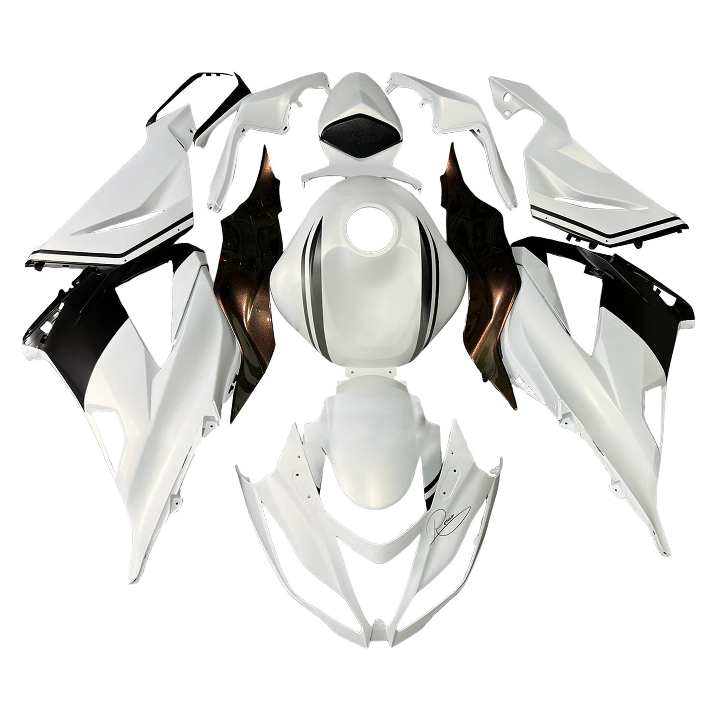Injection Fairing Kit Bodywork Plastic ABS fit For Kawasaki ZX6R 636 2013-2018