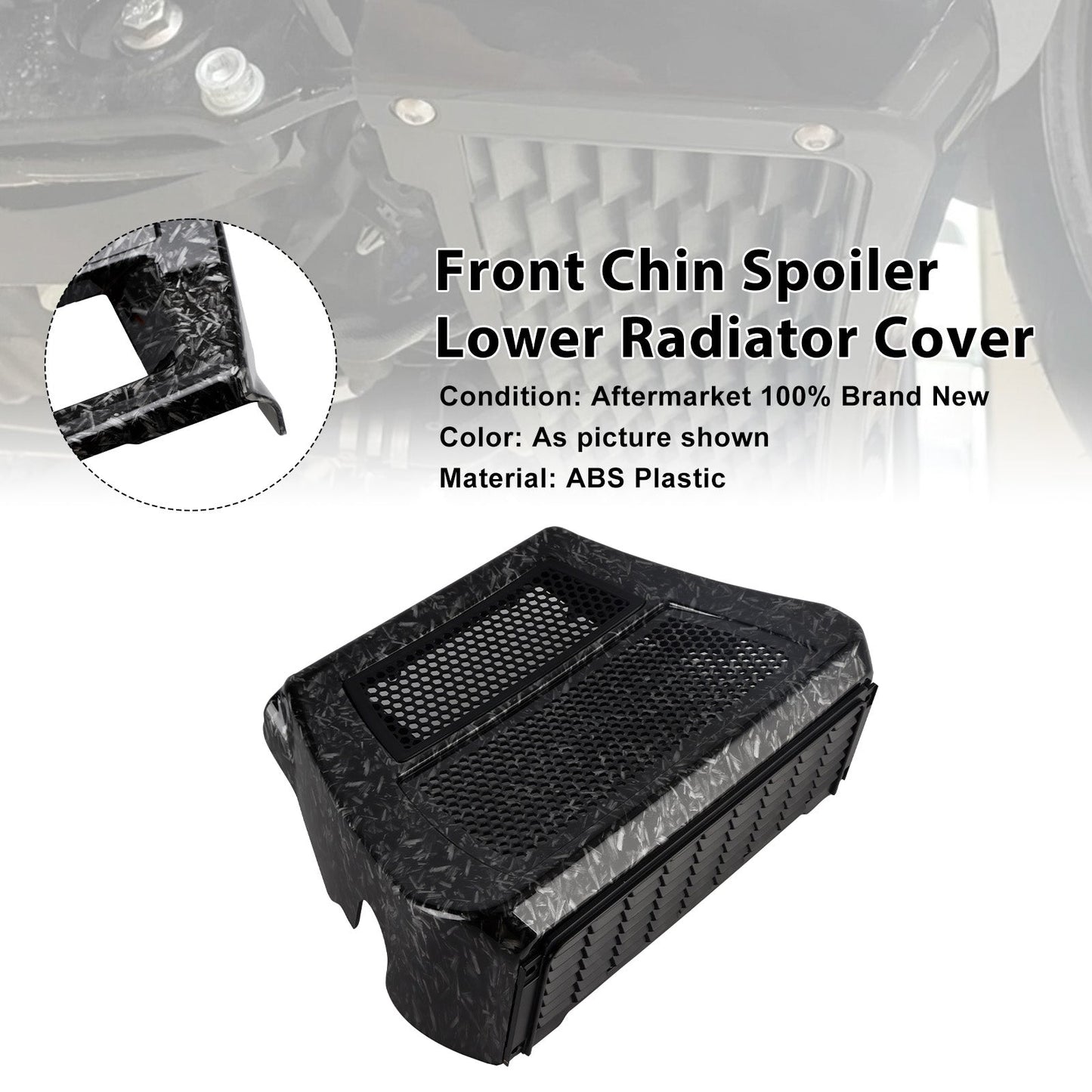 2023-2025 Harley CVO Street Glide FLHXSE Lower Chin Spoilers Radiator Guard Cover