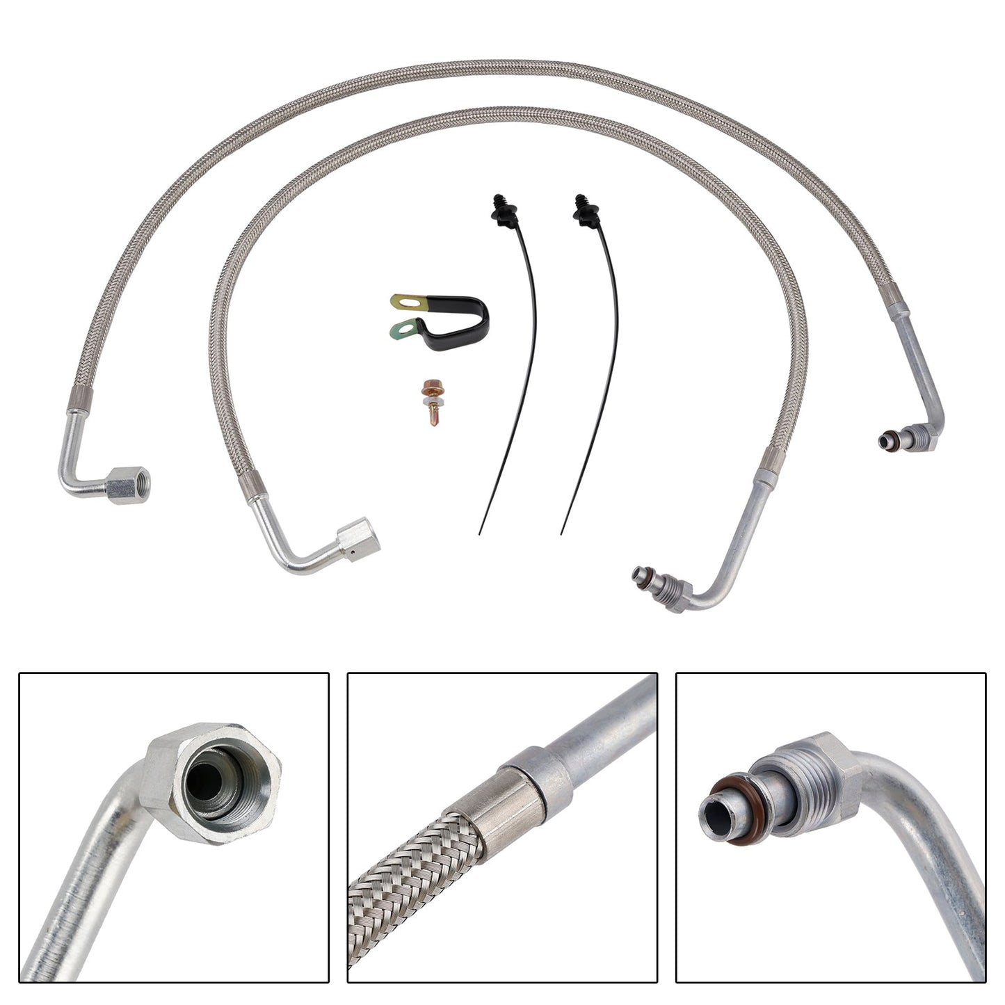 Pair Oil Cooler Lines Oil Hose 2204030 For Polaris Magnum Trail Boss 330 03-08