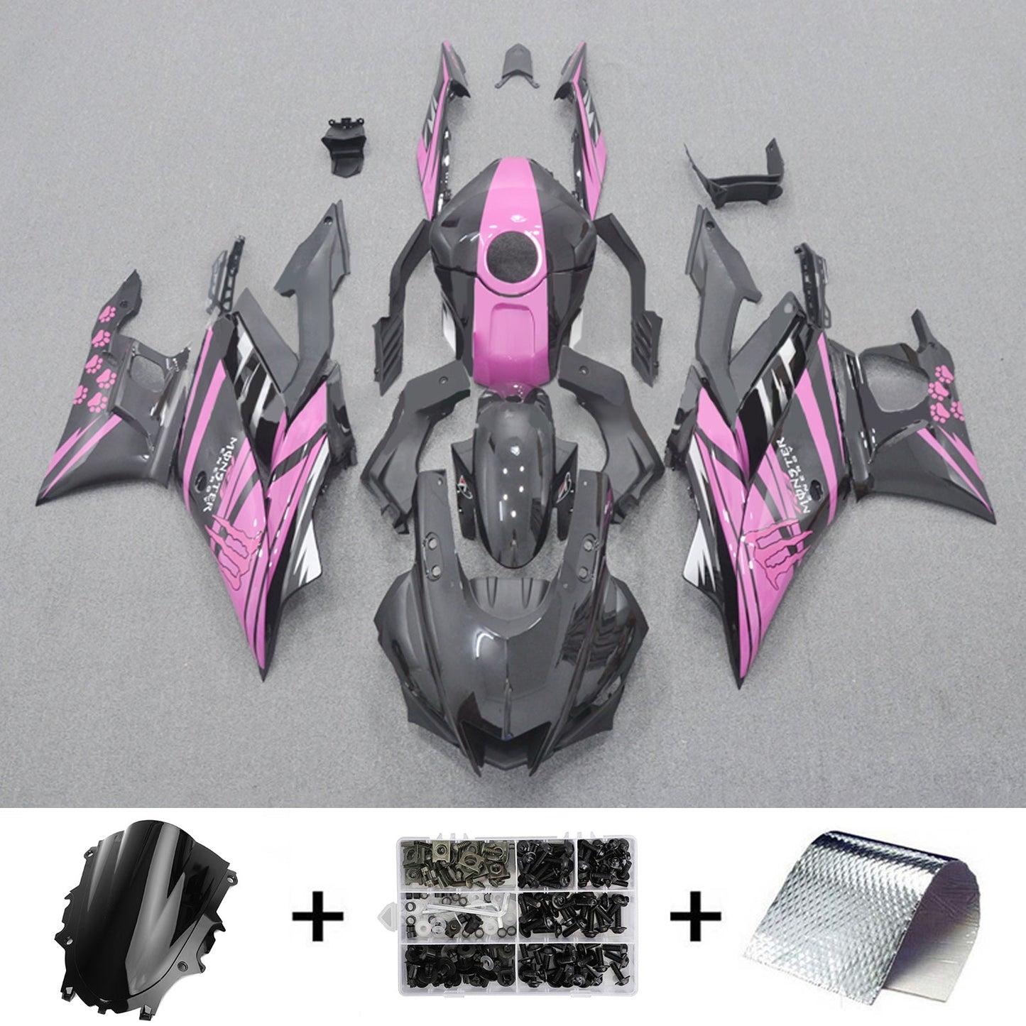 2022-2023 Yamaha YZF-R3 R25 Injection Fairing Kit Bodywork Plastic ABS