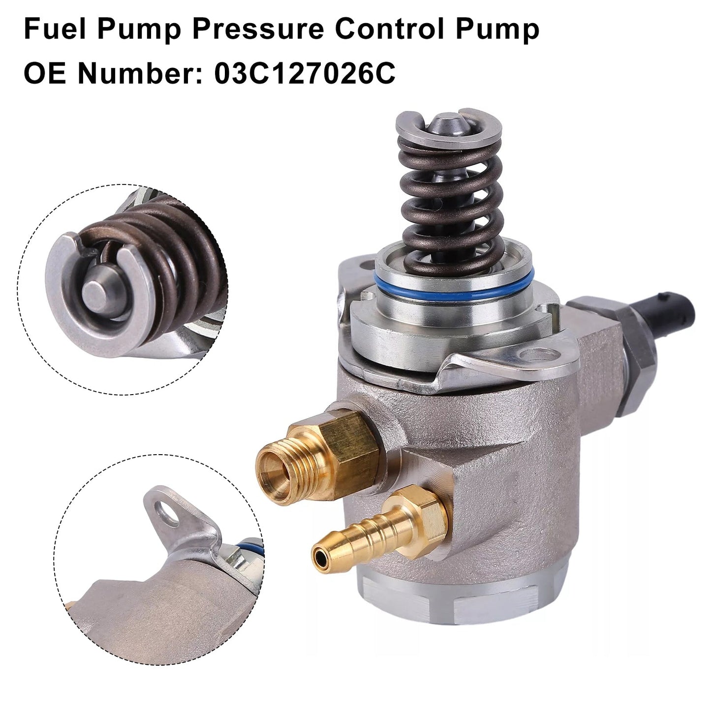 Fuel Pump Pressure Control Pump 03C127026C For Audi A1 A3 VW Golf 5+6 Polo Passat TSI