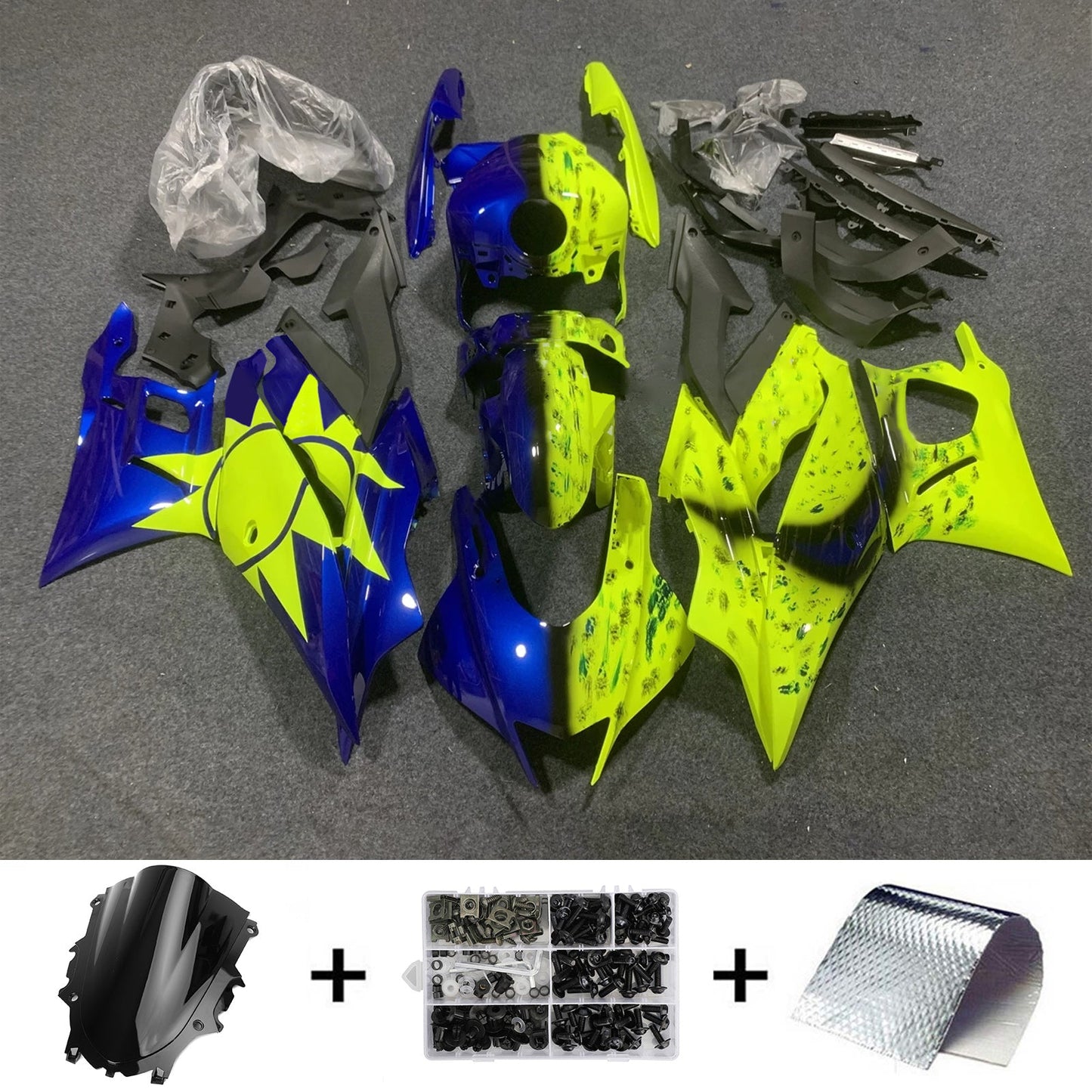 2019-2021 Yamaha YZF-R3 R25 Injection Fairing Kit Bodywork Plastic ABS