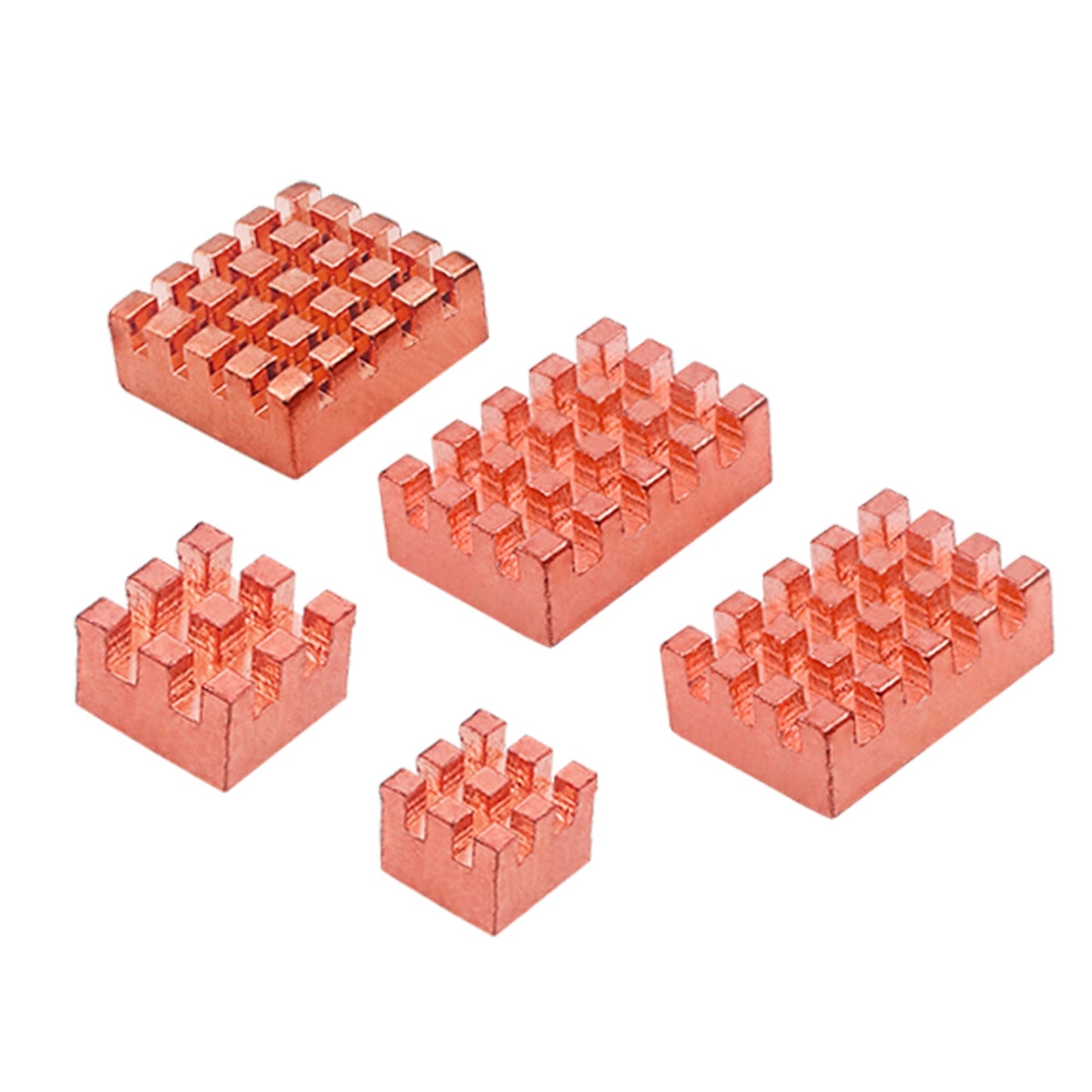 Radiator Banana Pi OpenWrtOne Pure Copper Heat Sink with Adhesive CPU Cooler