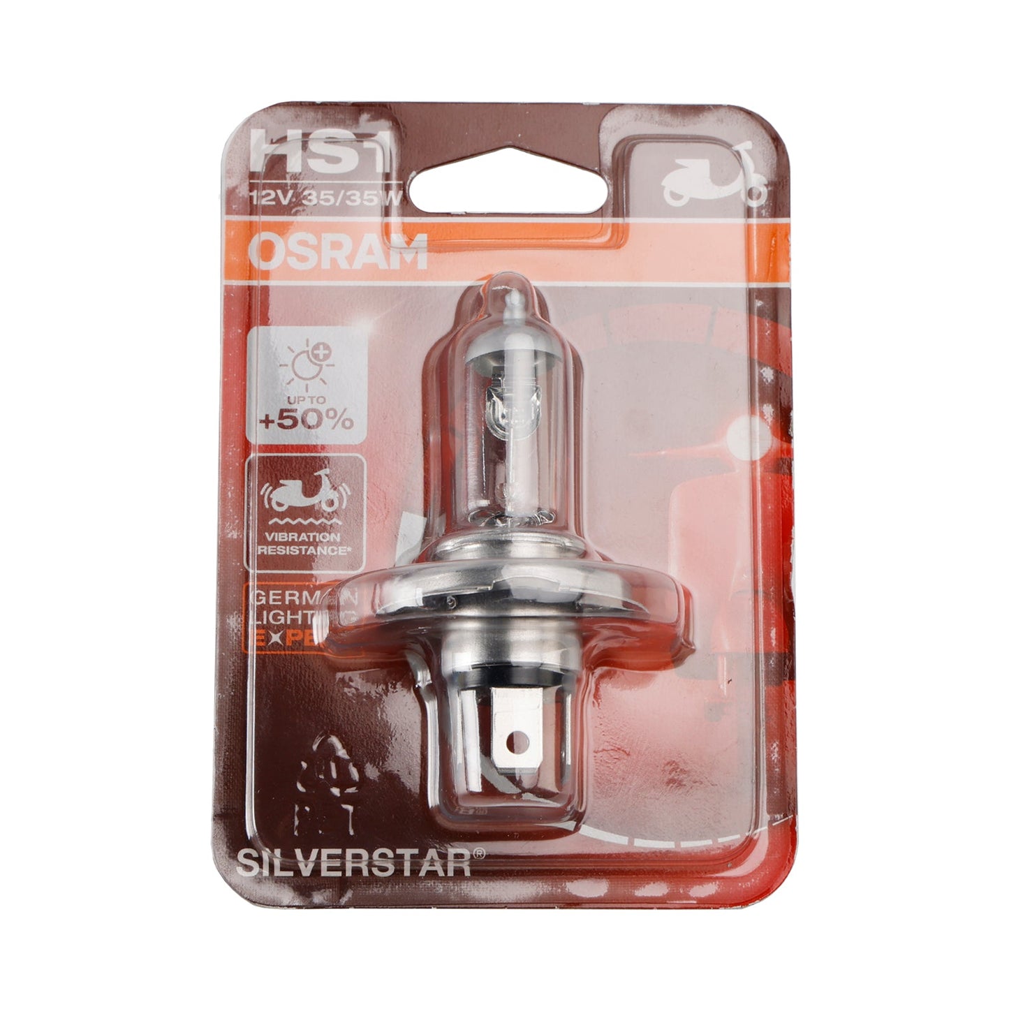 Motorcycle Lamp Silverstar HS1 64185SVS PX43T 12V 35/35W For OSRAM