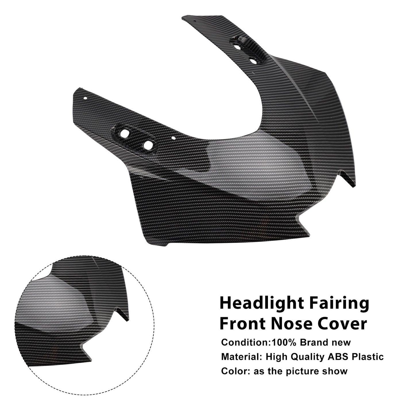 2025-2026 Yamaha YZF-R3 R25 Headlight Fairing Front Nose Cover