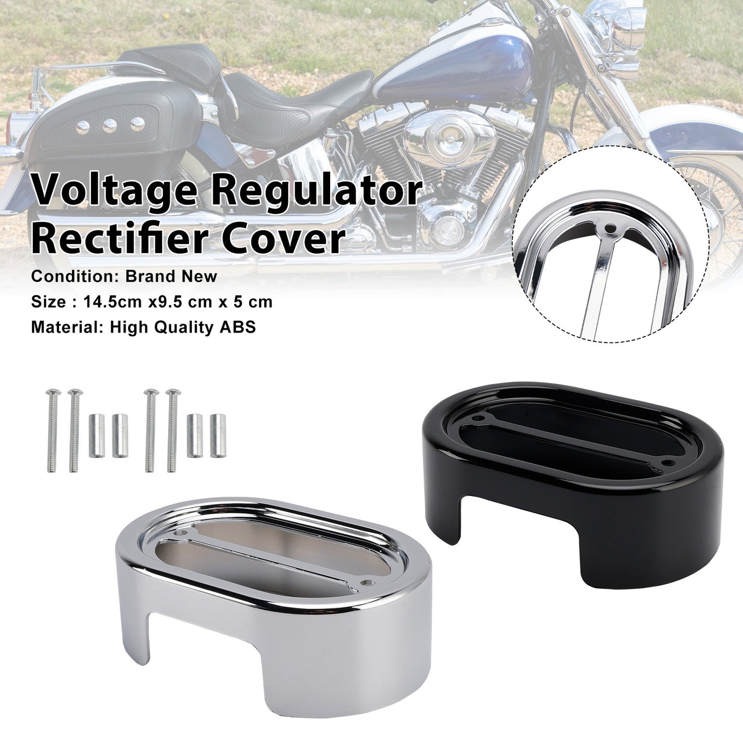 Voltage Regulator Rectifier Cover For Softail Breakout 2001-2017