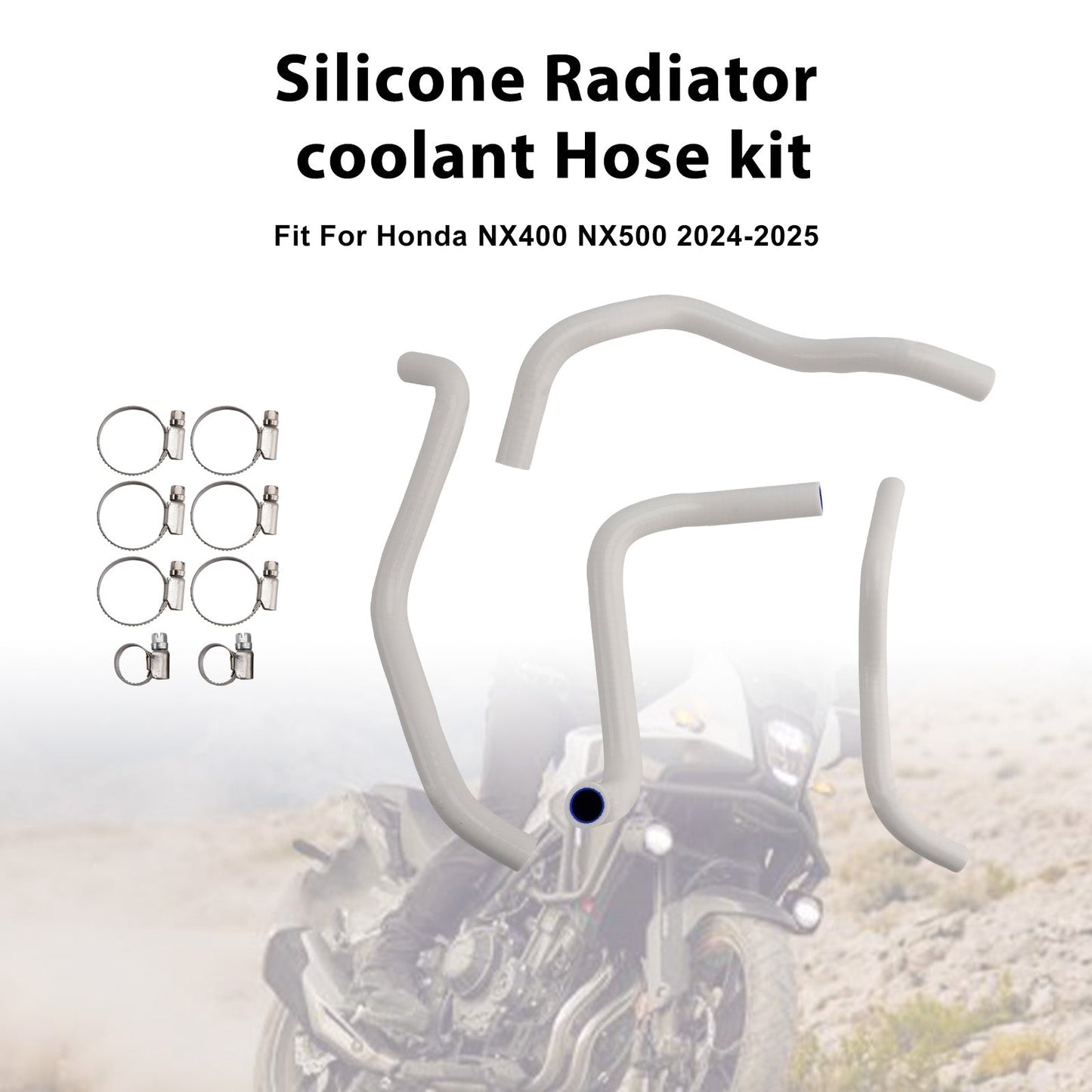 2024-2025 Honda NX400 NX500 Silicone Radiator coolant Hose
