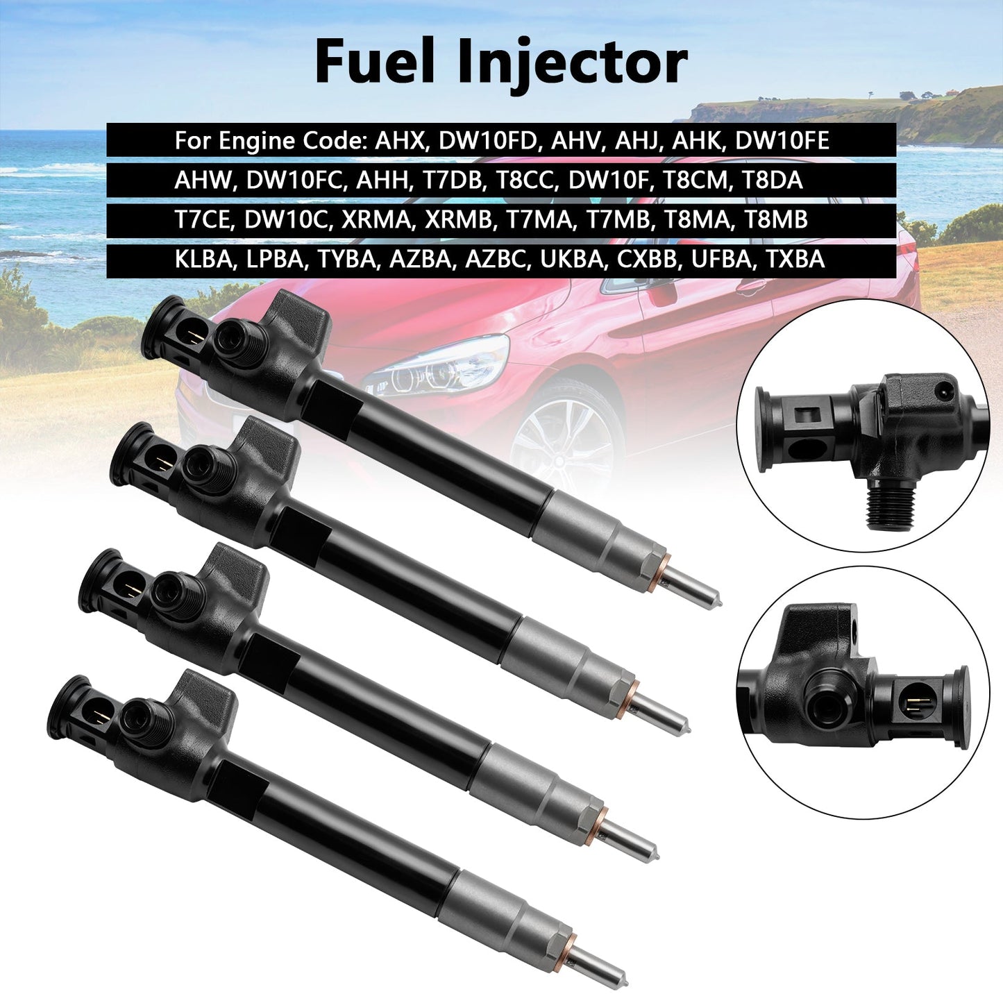 Delphi Diesel 4PCS Fuel Injector 28388960 9674984080 28602948