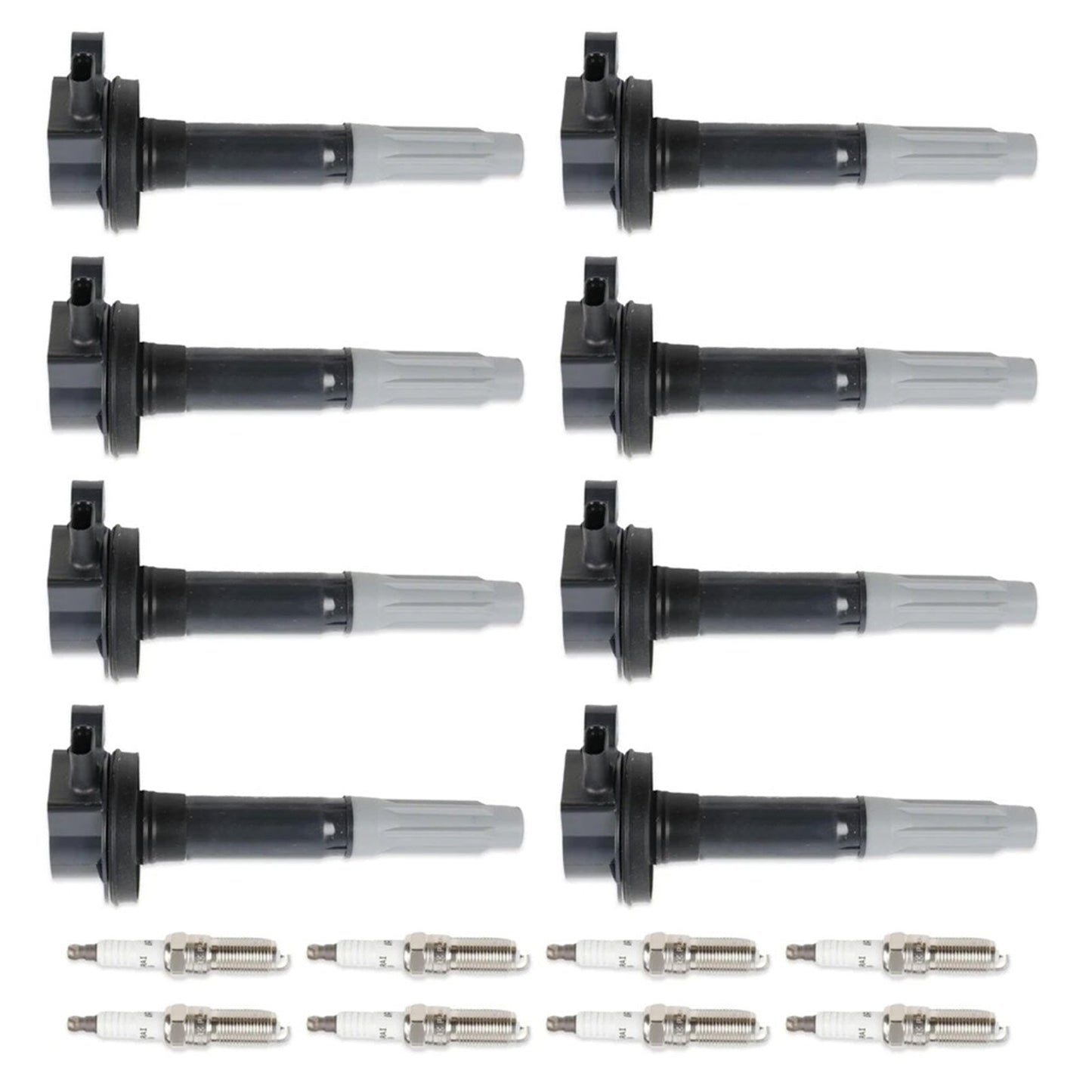 8xIgnition Coil + 8xIridium Spark Plug UF824 For Ford F-150 Mustang 16-17 5.0L