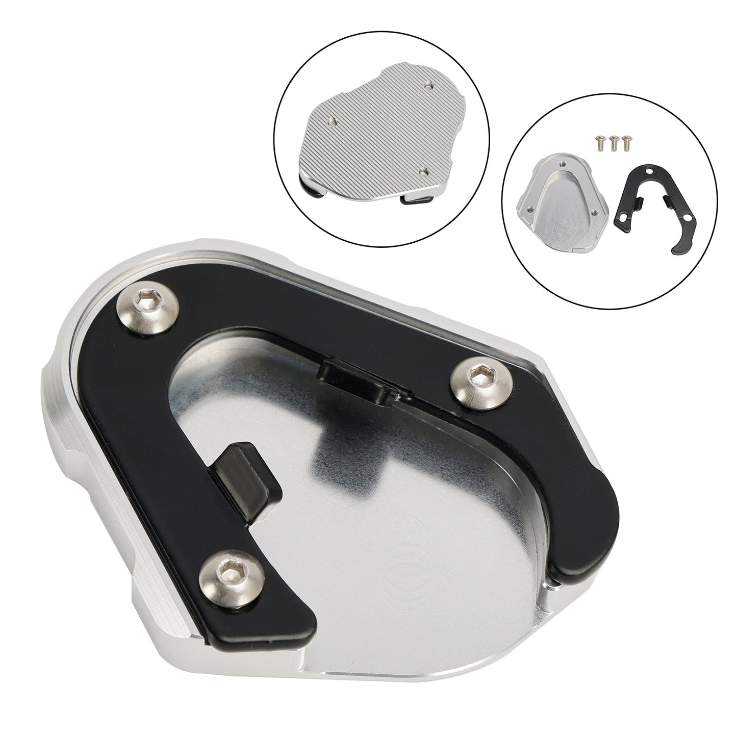 Kickstand Enlarge Plate Pad fit for Scrambler 1200XC/XE Tiger 1200 GT 22-23