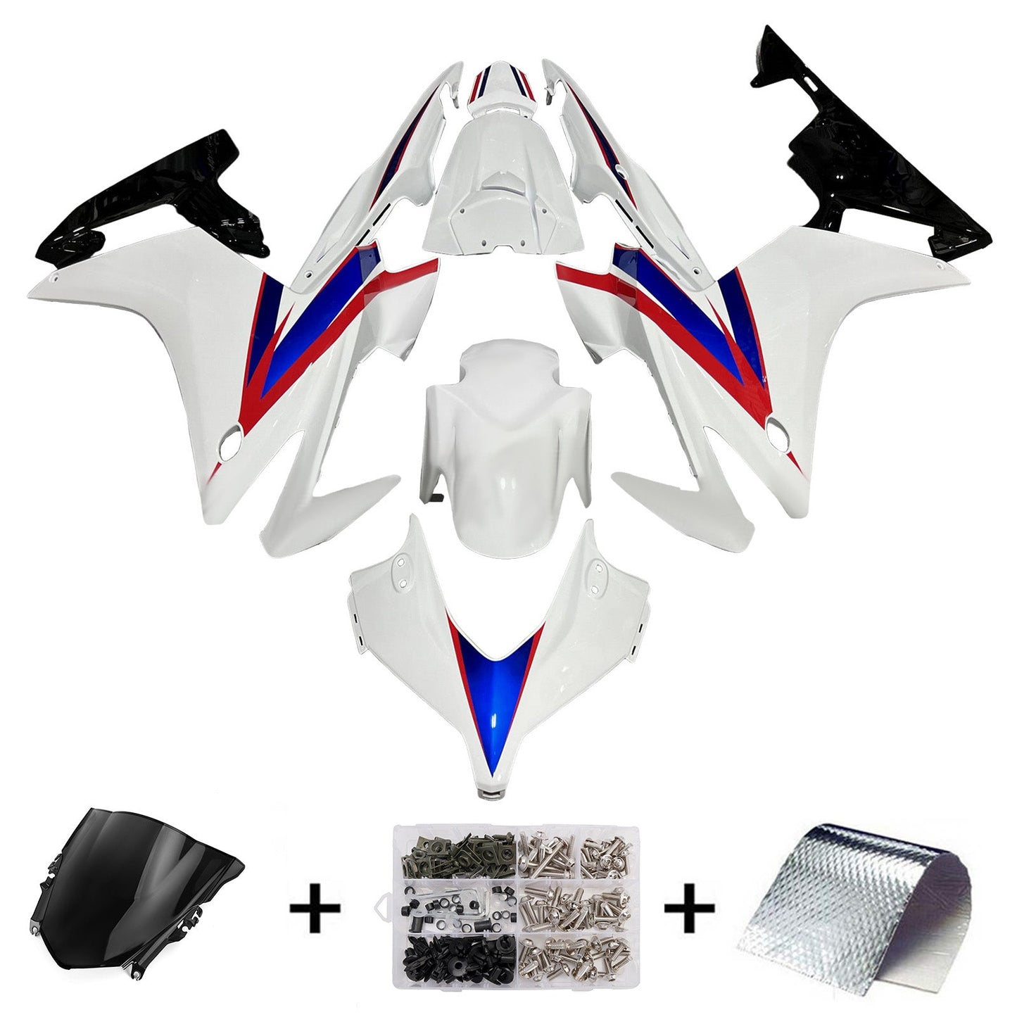 Injection Fairing Kit Bodywork Plastic ABS For Honda CBR500R 2013-2015