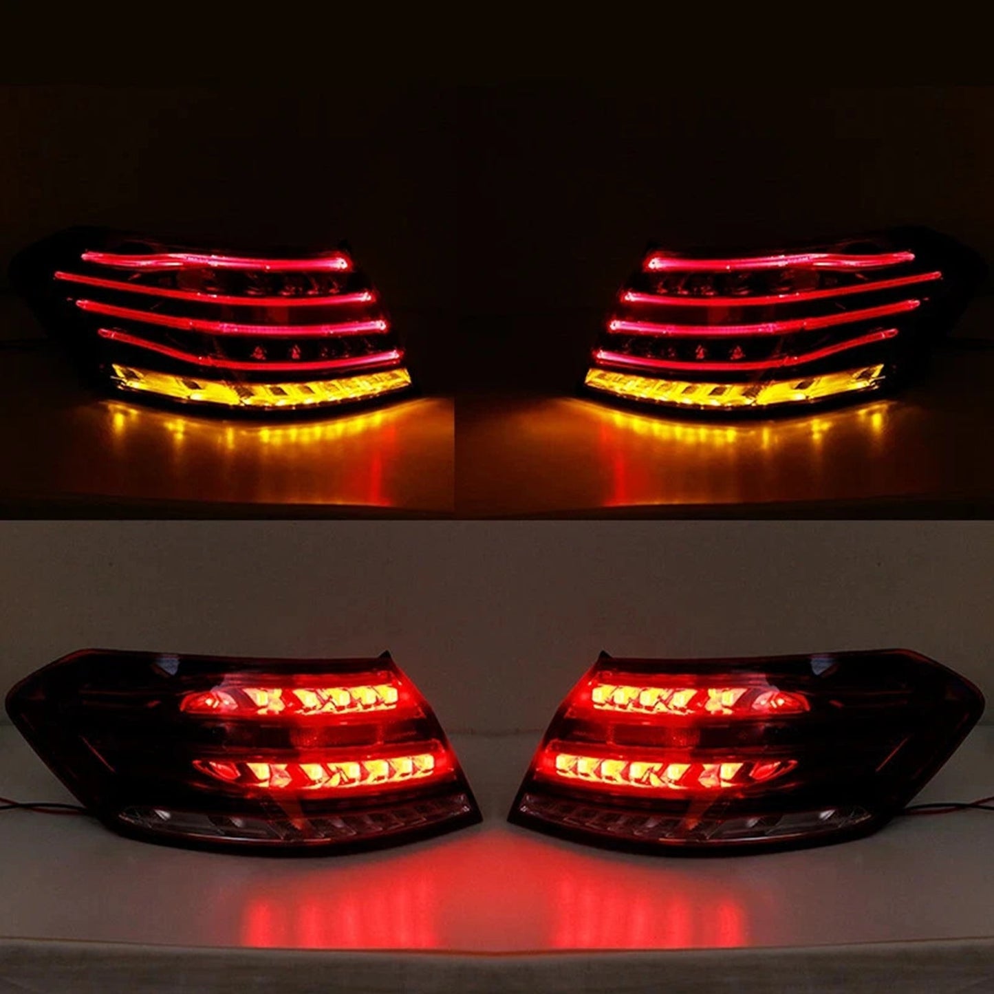 2013-2015 Mercedes-Benz E-CLASS W212 SEDAN FACELIFT 4PCS LED Rear Tail Light Brake Lamp