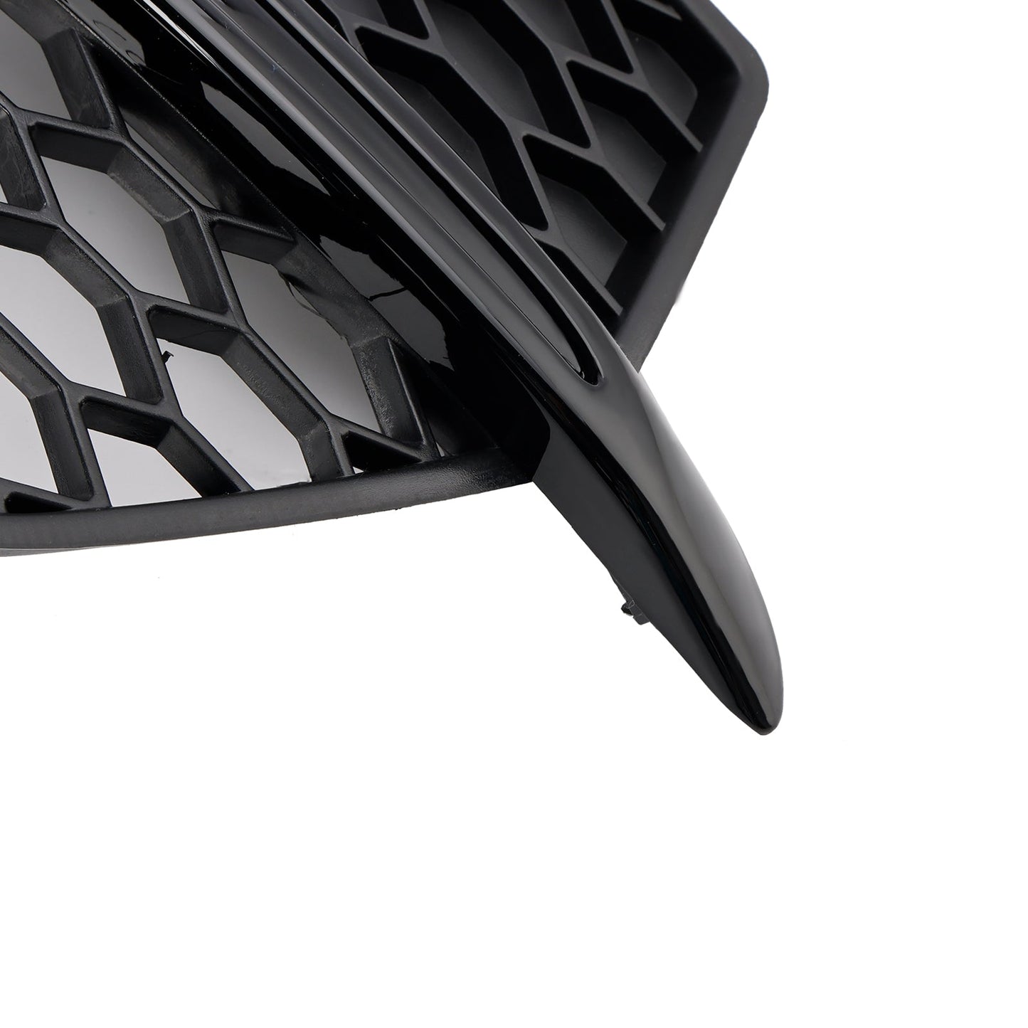 Front Bumper Fog Light Grill Grille Fit Audi Q5 S-Line SQ5 2013-2017 Black