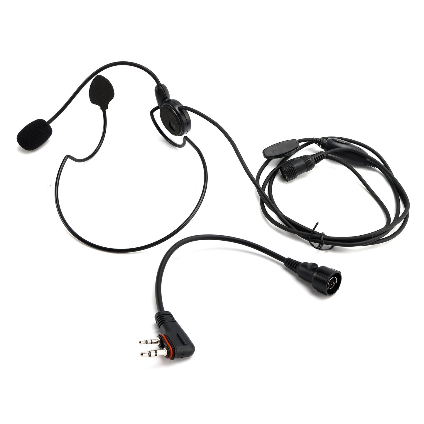 616-C2 Rear-Mounted Tactical Earhook Headset A24 Conversion Line For A25CE A25N
