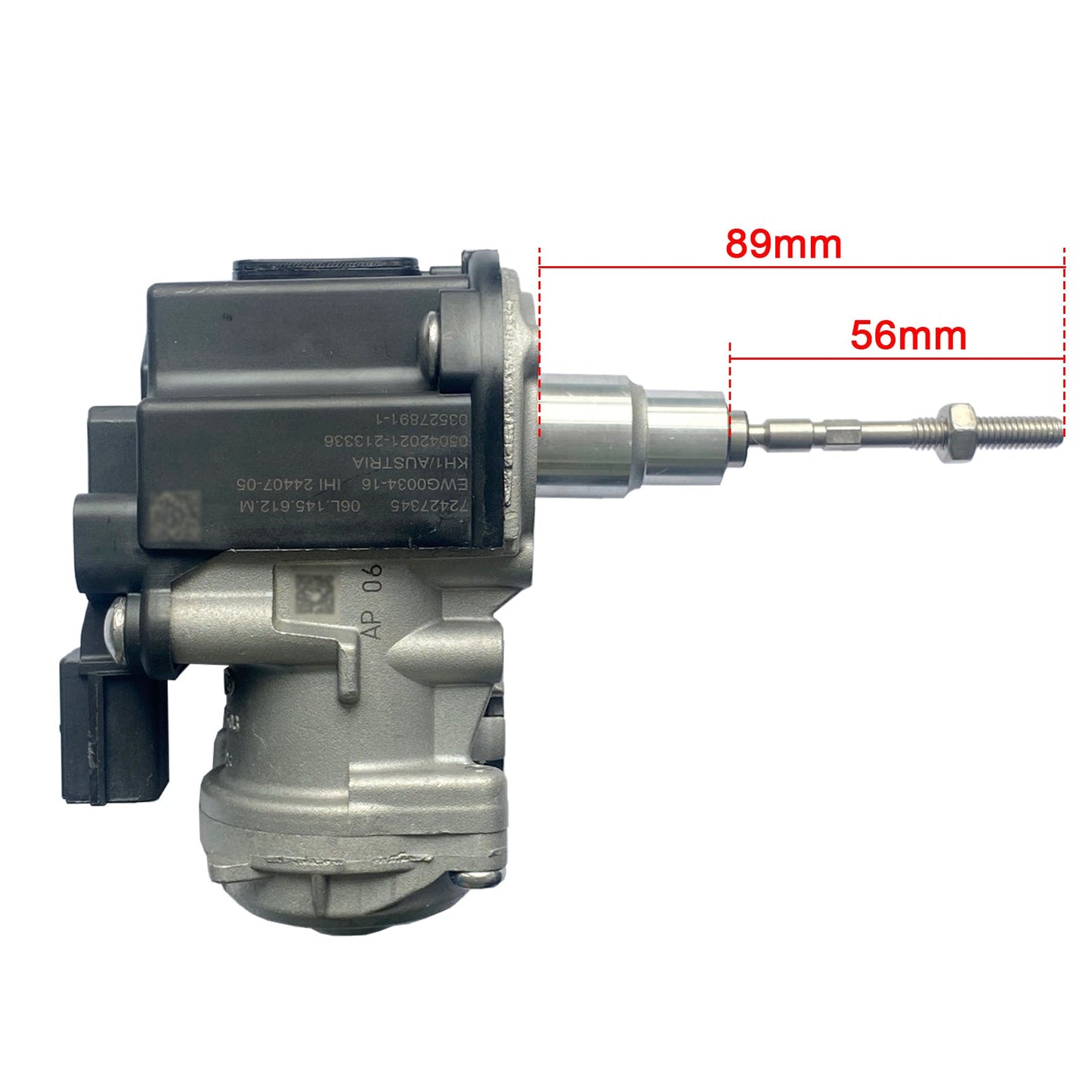 11.2011-12.2015 A4 B8 Avant (8K5) 1.8 TFSI quattro 125 170 1798 Station Wagon Turbo Electric Actuator 06L145612M