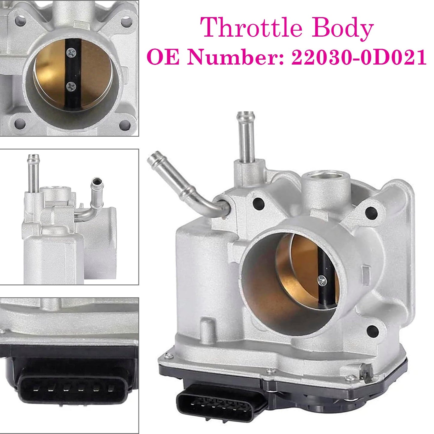 2004-2009 Toyota Corolla Verso (zer_, Zze12_, R1_) Throttle Body 22030-0D021