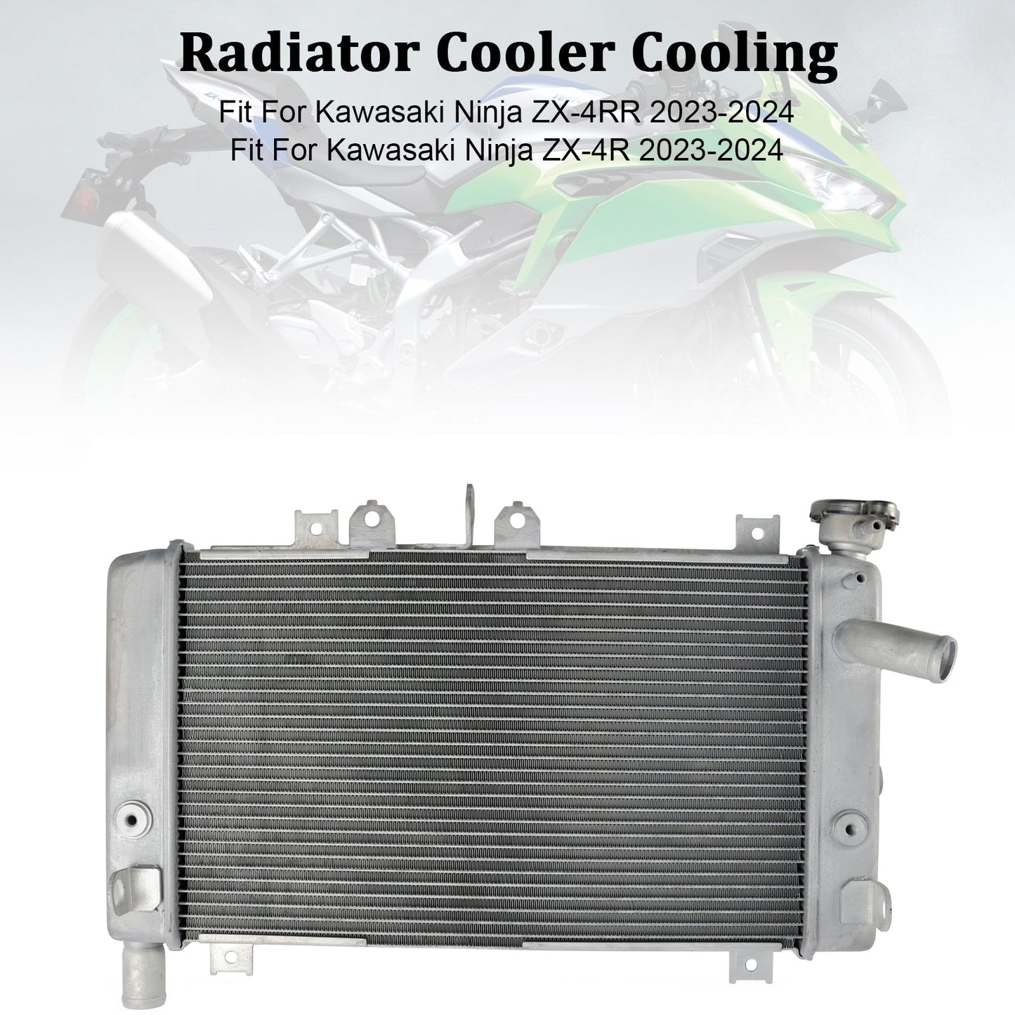 2023-2024 Kawasaki Ninja ZX-4R Radiator Cooling Engine Cooler 39060-0758