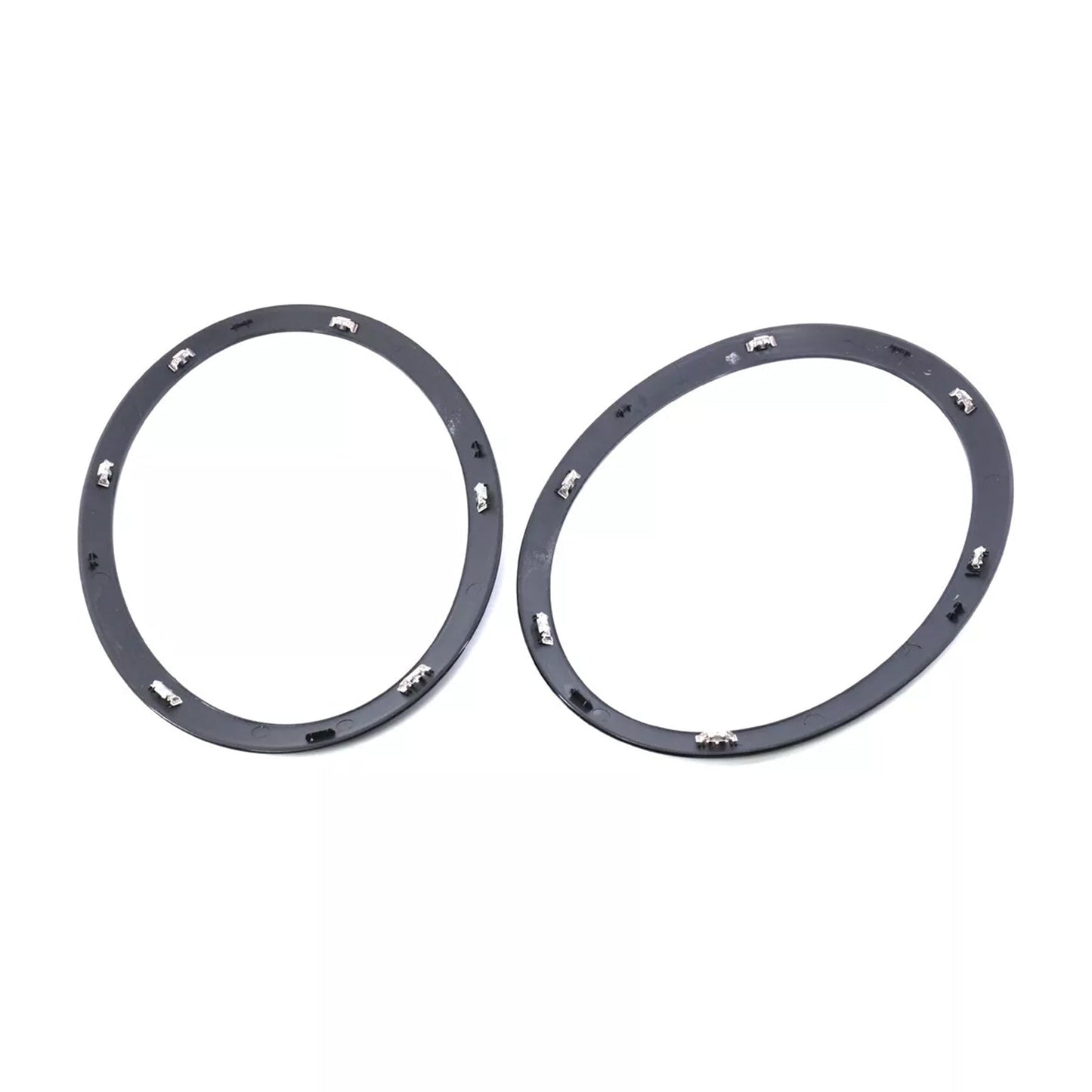 2PCS Gloss Black Headlight Bezel Trim Ring Mini Cooper F55 F56 F57 2014-2021