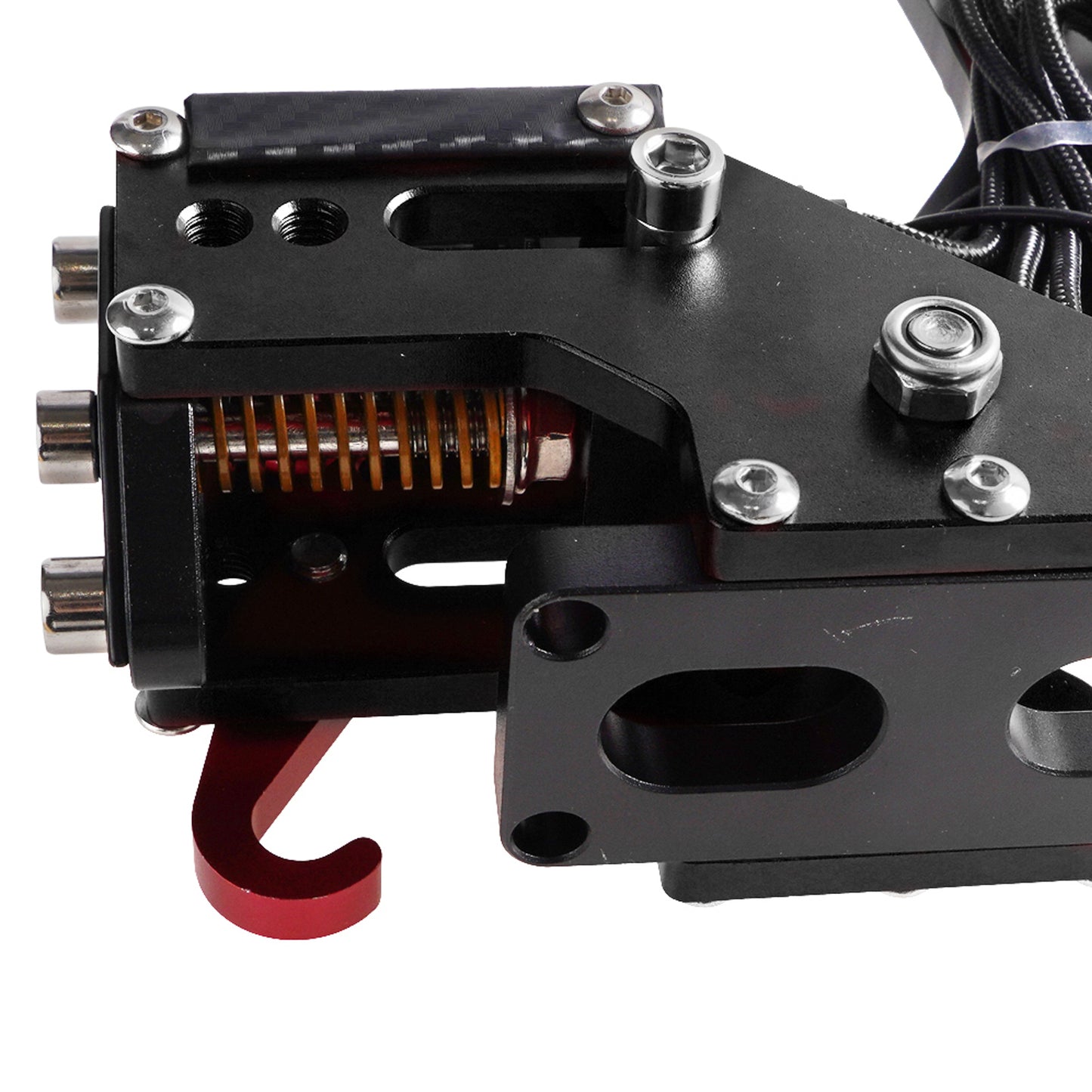 14Bit PS4/PS5 USB Handbrake Kits for Racing Games Steering Wheel Stand G29 Black
