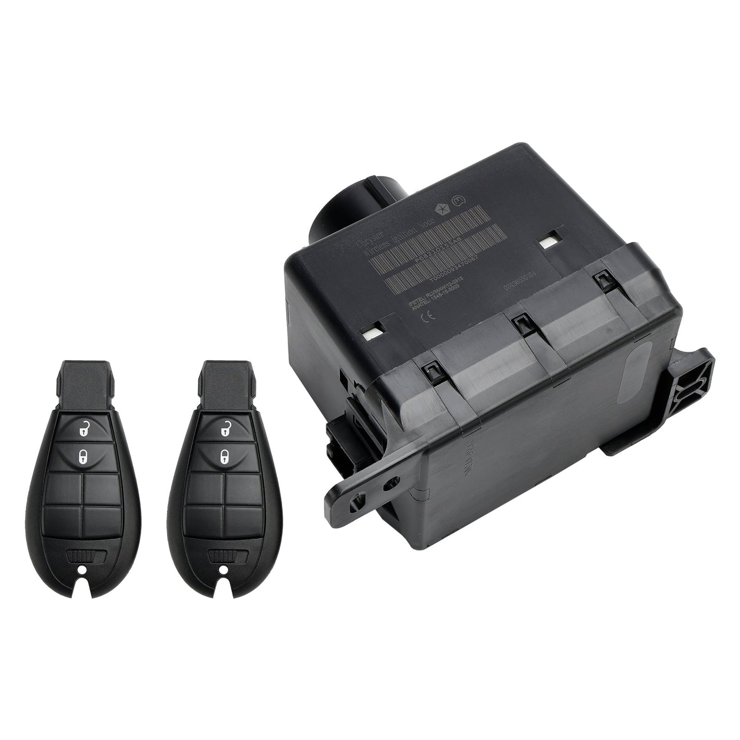 2008-2010 Dodge Town & Country Ignition Switch Node Module & Key 68210155AB 68210155AA