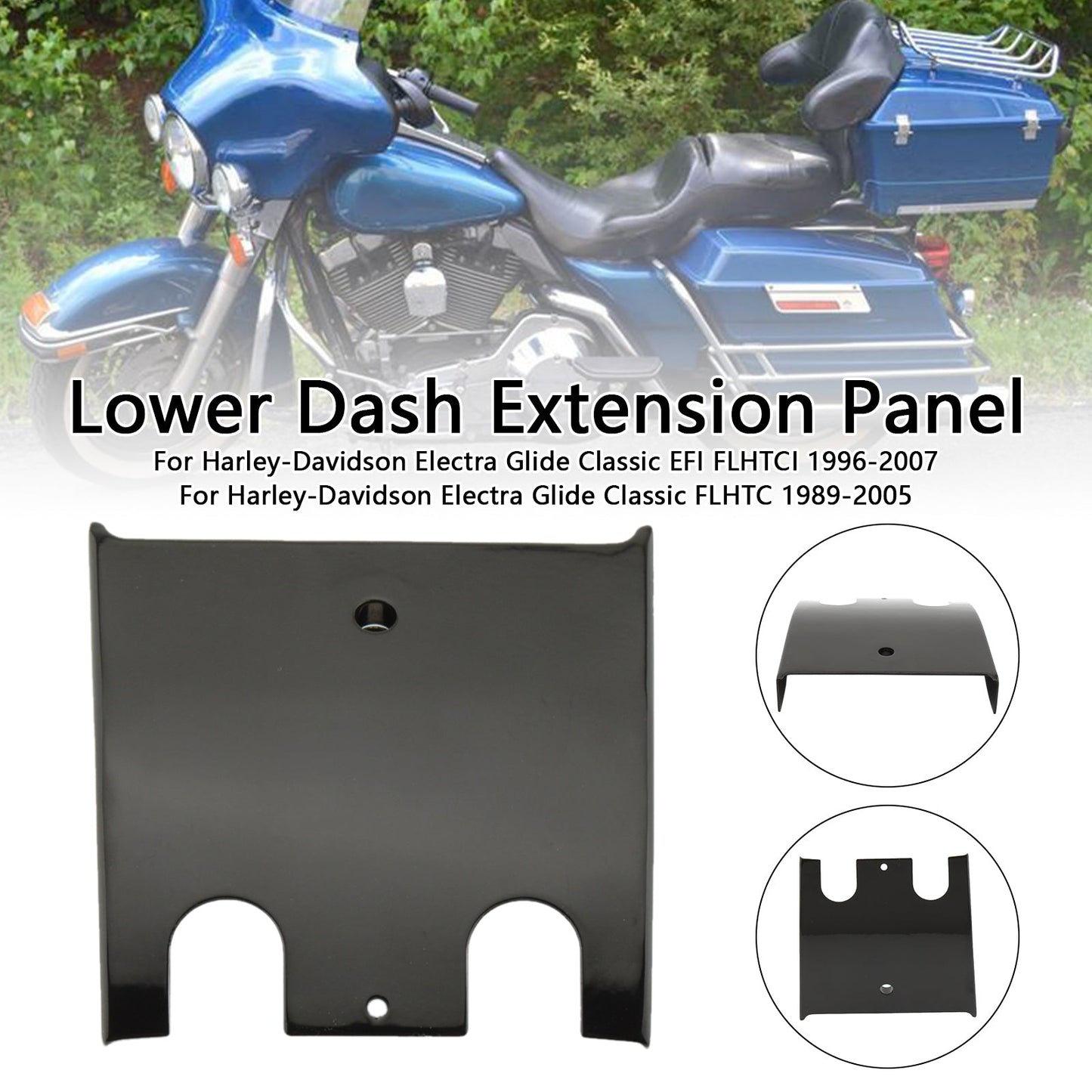 Lower Dash Extension Panel For Electra Glide Road Glide FLHT FLTC 89-07