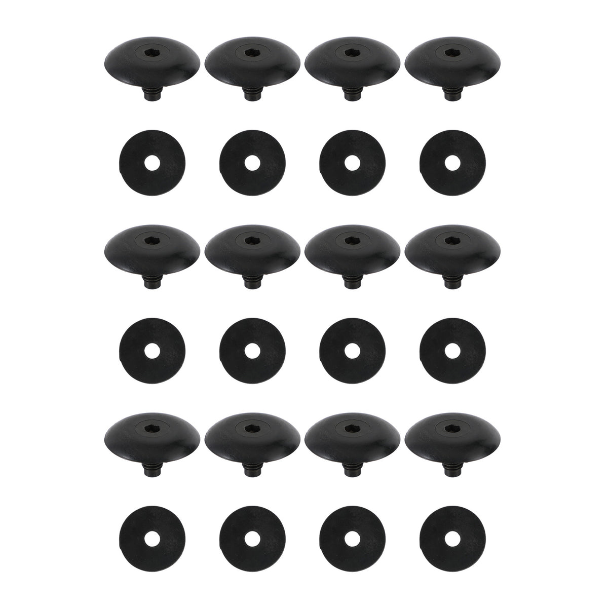 12PCS Roof Rack Hole Bolt Screw W/ Seal Gasket Fit Ford Transit Custom 2012-2021