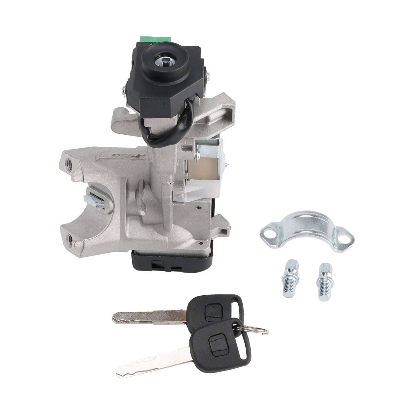 2001-2005 Honda Civic 1.7L 1668CC L4 GAS Ignition Switch Lock Cylinder with 2 Keys (with Chip)
