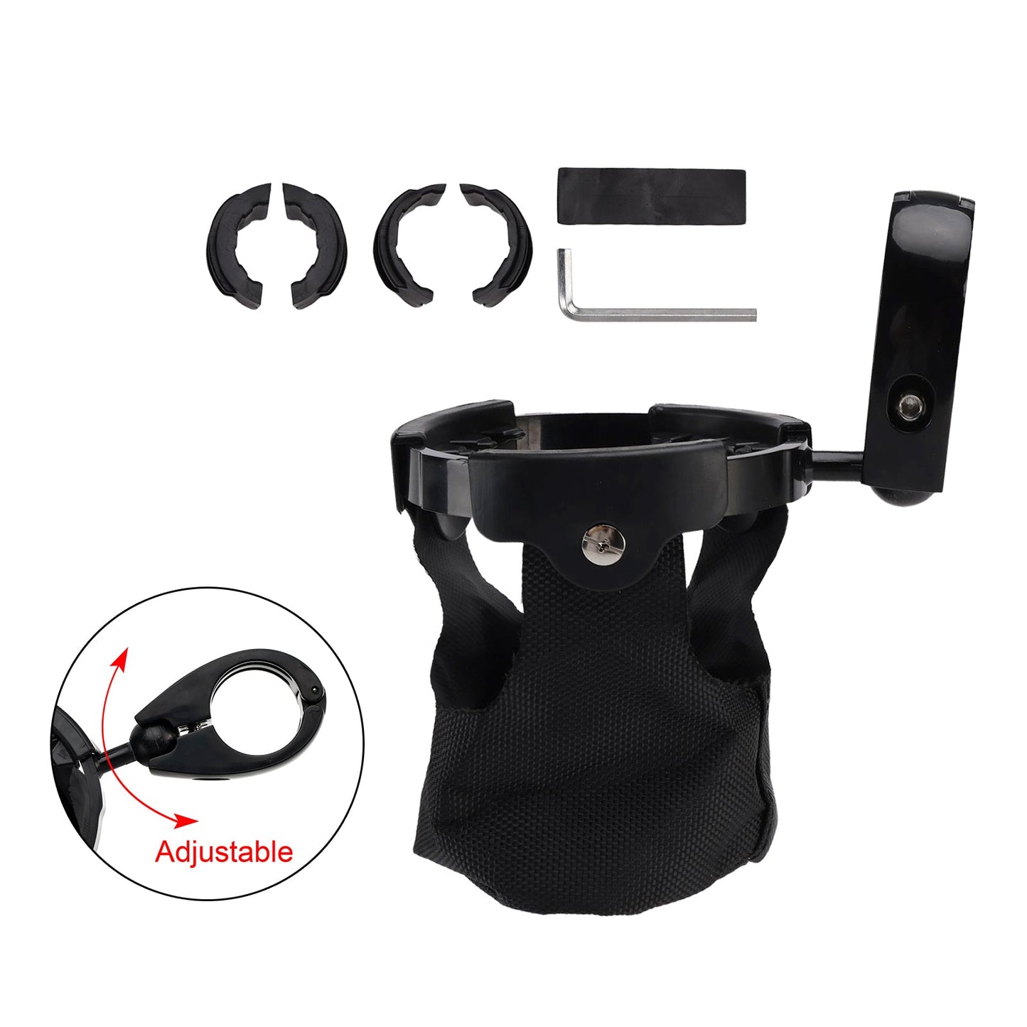 Adjustable Bottle Bracket Cup Holder Cargo Universal For Cna-Am Maverick X3