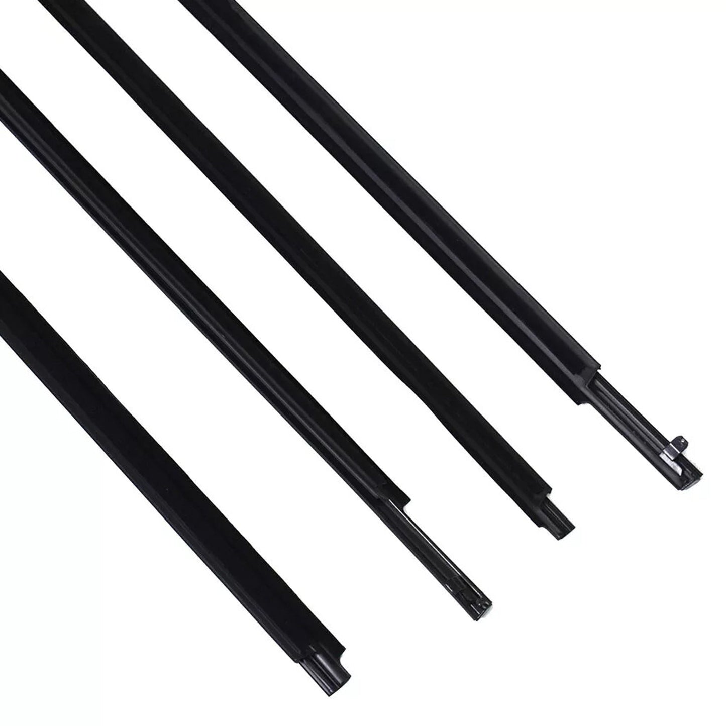 2008-2010 Toyota Highlander 4Pcs Weatherstrip Window Moulding Trim Seal Belt