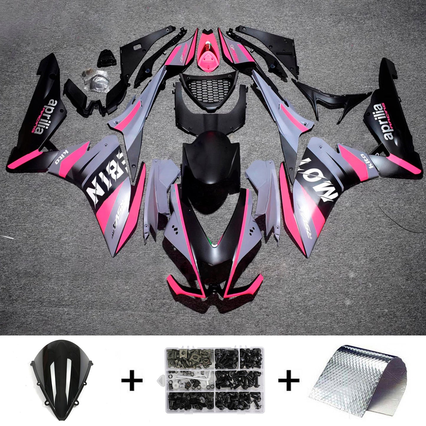 2009-2015 Aprilia RSV4 1000 Injection Fairing Kit Bodywork Plastic ABS