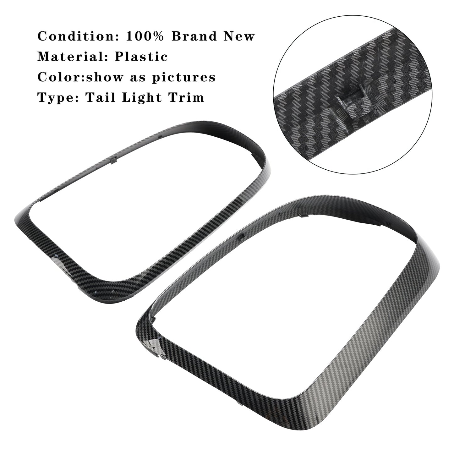 11/2015—12/2019 Mini Cooper Countryman F60 Left+Right Tail Light Trim 63217385427+63217385428