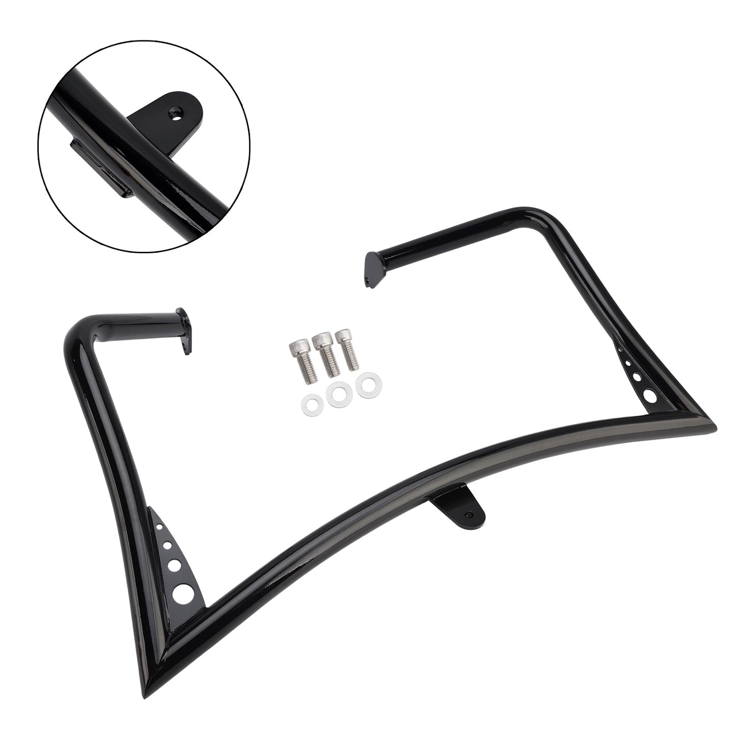 1997-2008 Road King FLHR Engine Guard Frame Anti-Crash Bumper Protector Black